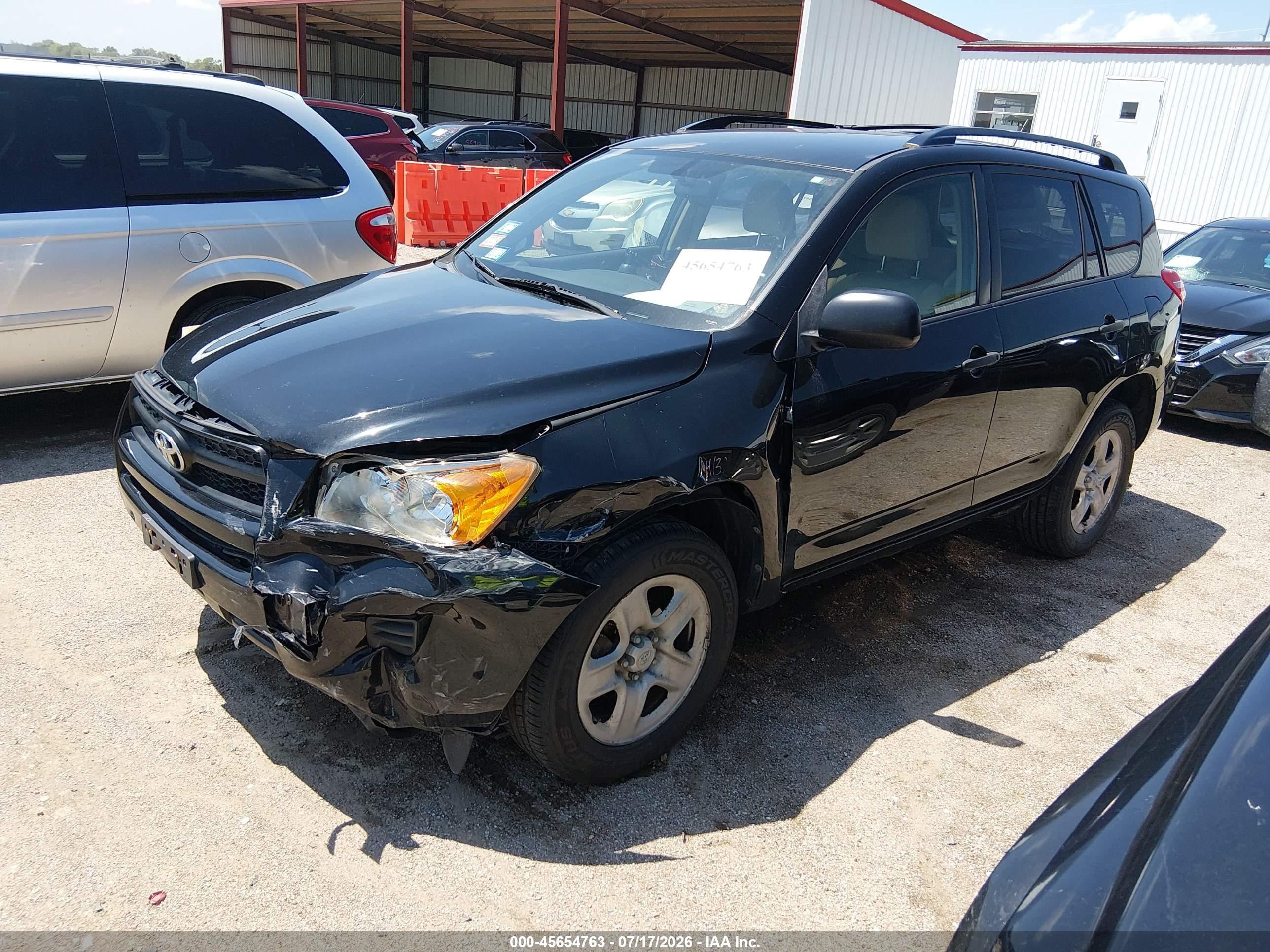 2010 Toyota Rav4   Black vin: JTMBF4DV8A5017976