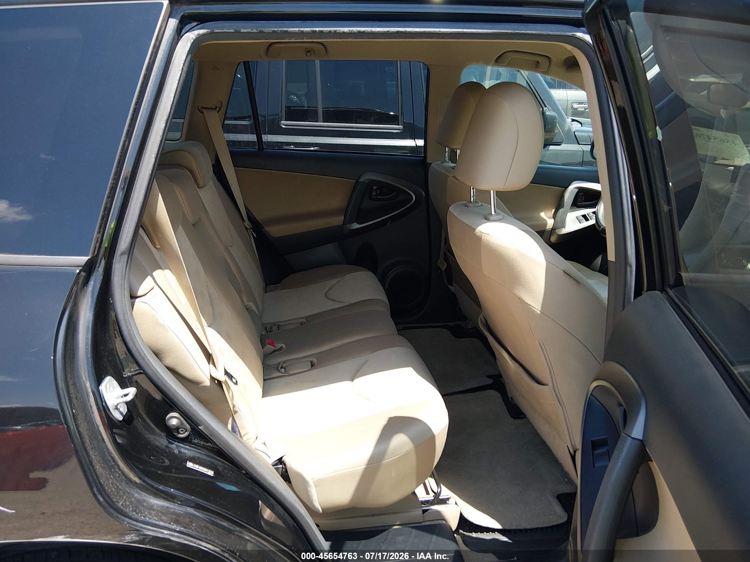 2010 Toyota Rav4   Black vin: JTMBF4DV8A5017976