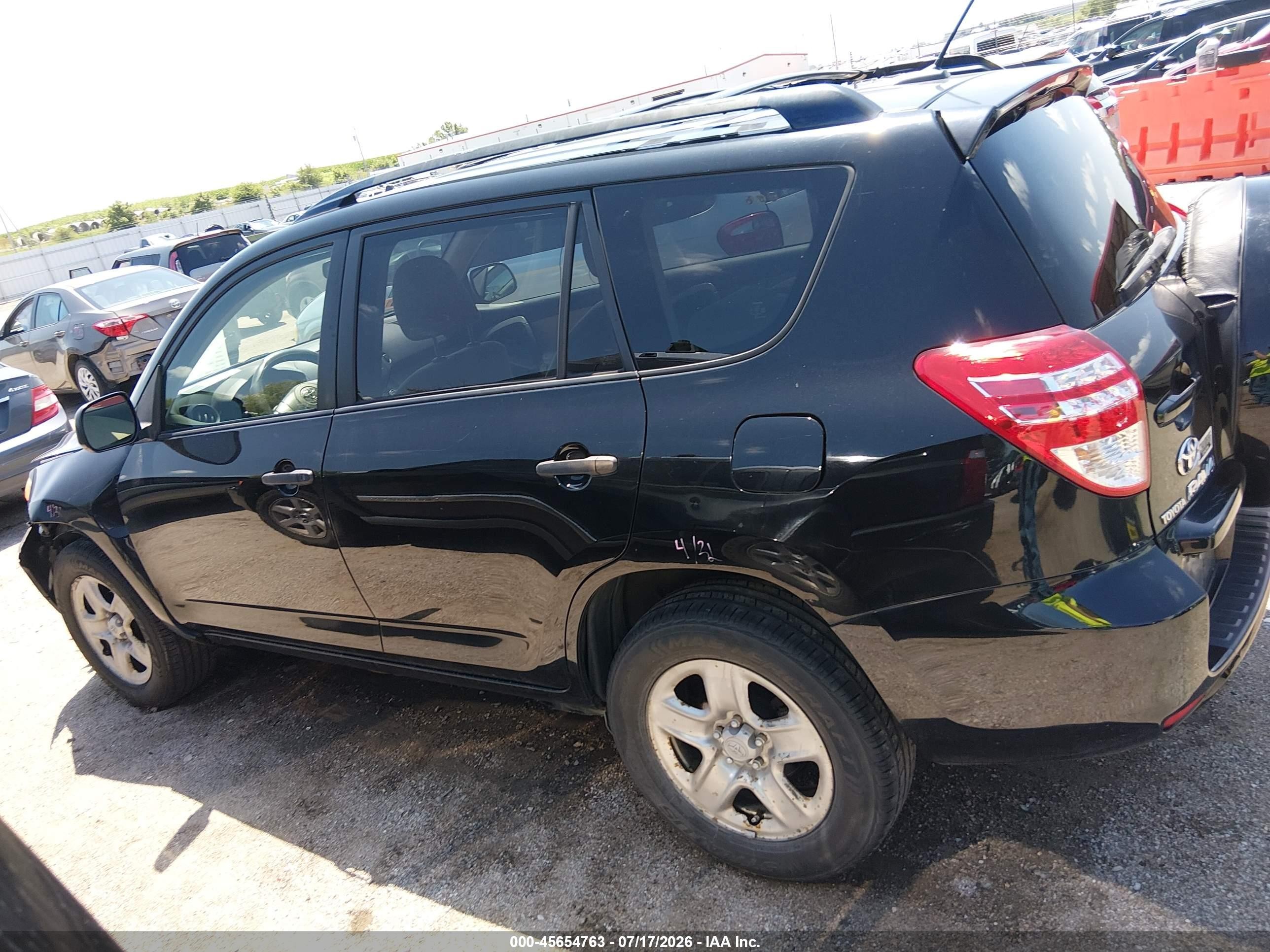 2010 Toyota Rav4   Black vin: JTMBF4DV8A5017976