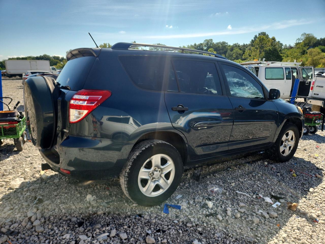 2010 Toyota Rav4 Base Blue vin: JTMBF4DV8A5036270