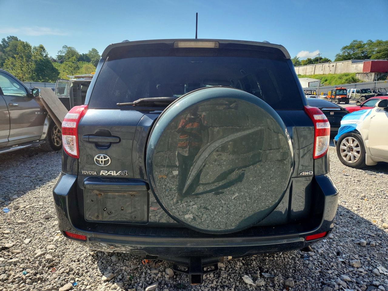 2010 Toyota Rav4 Base Blue vin: JTMBF4DV8A5036270