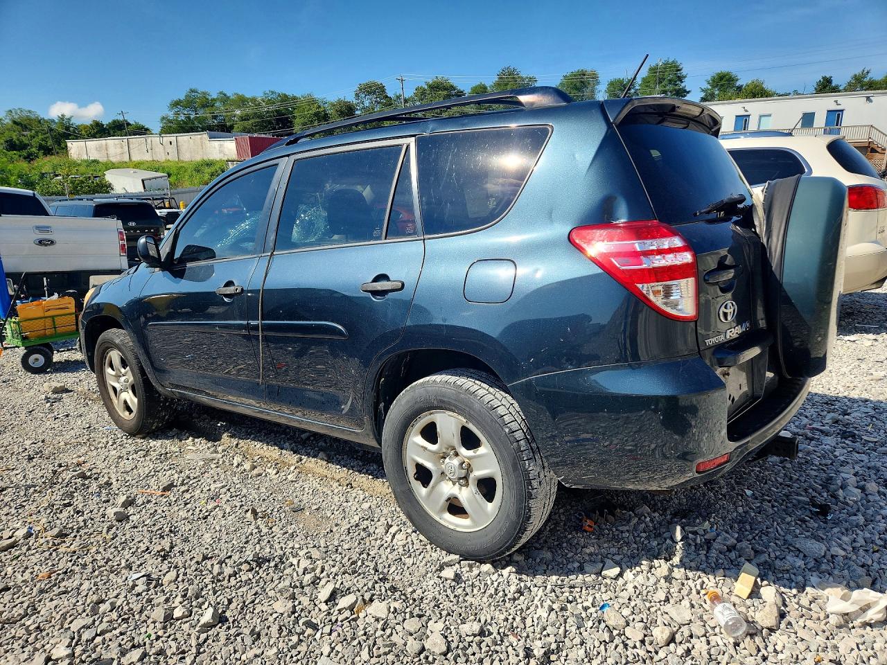2010 Toyota Rav4 Base Blue vin: JTMBF4DV8A5036270