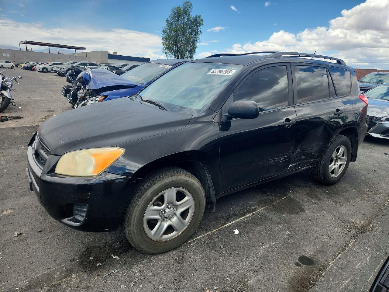 2010 Toyota Rav4 Base Black vin: JTMBF4DV8AD024528
