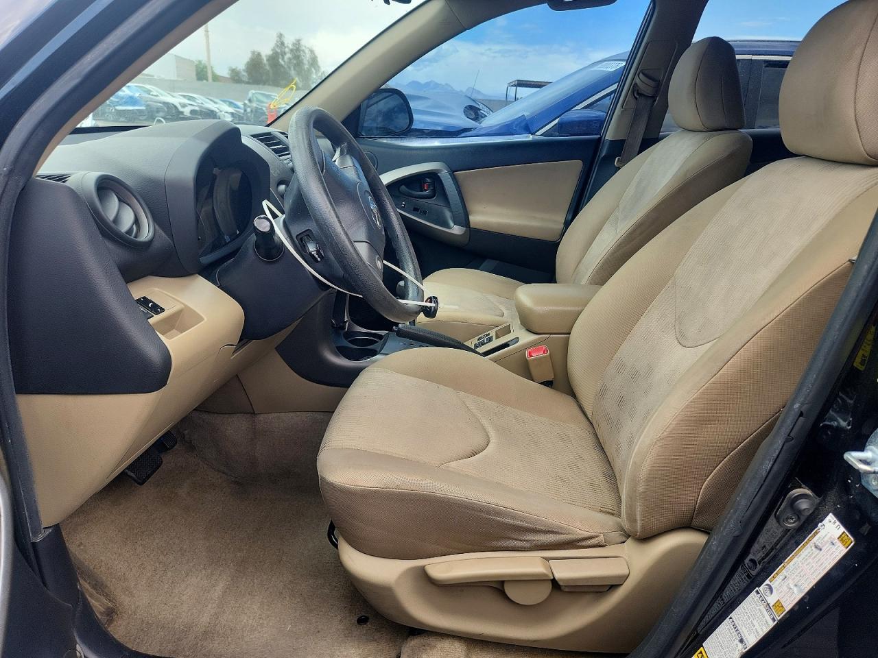 2010 Toyota Rav4 Base Black vin: JTMBF4DV8AD024528