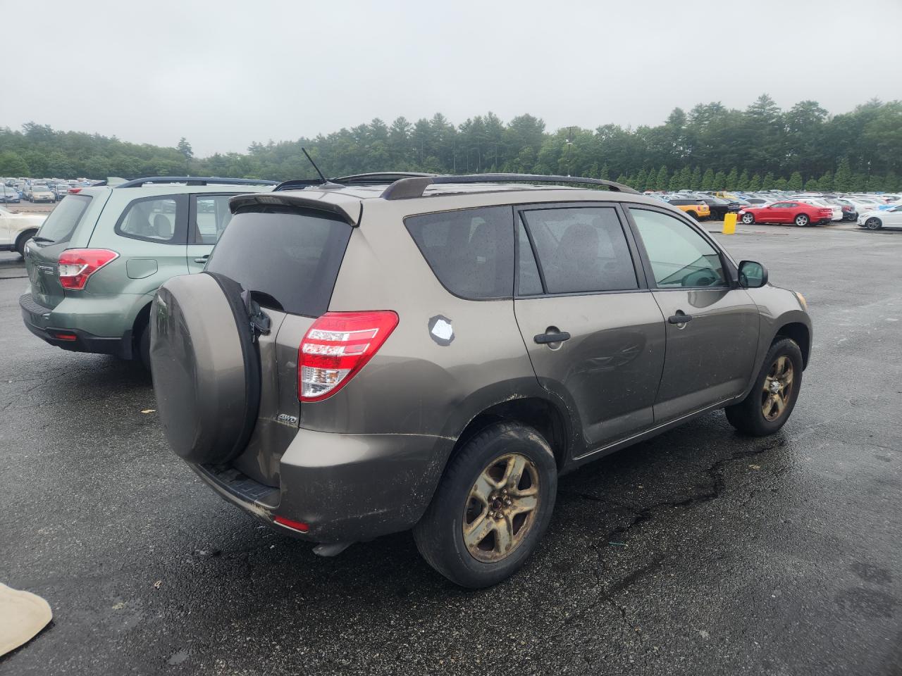 2010 Toyota Rav4 Base Gray vin: JTMBF4DV8AD036372