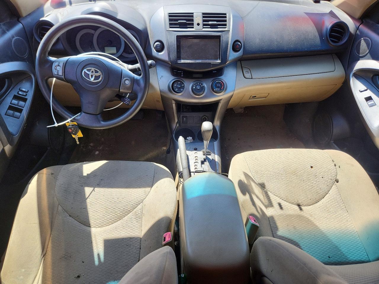 2011 Toyota Rav4 Base Red vin: JTMBF4DV8B5043401
