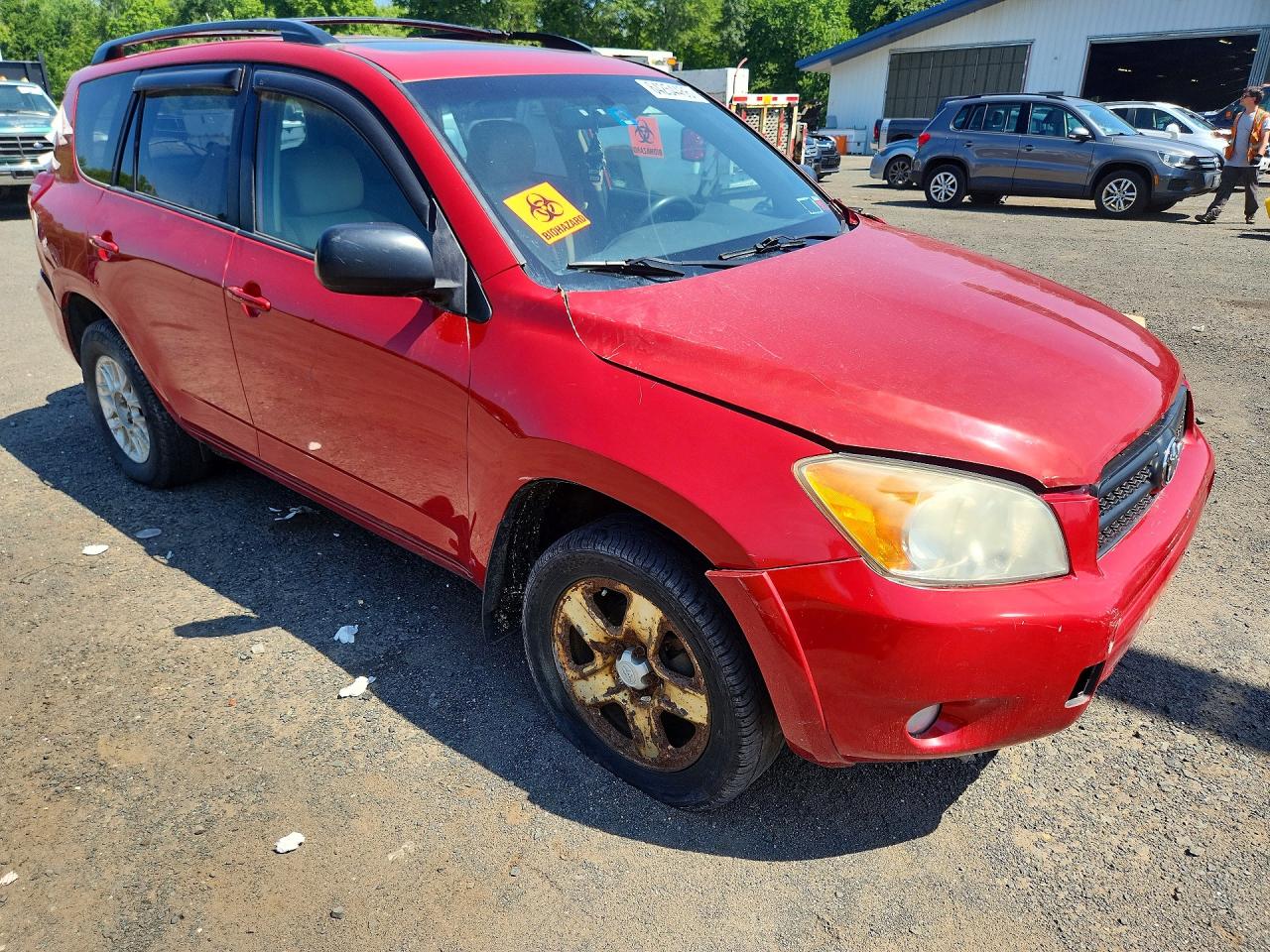 2011 Toyota Rav4 Base Red vin: JTMBF4DV8B5043401