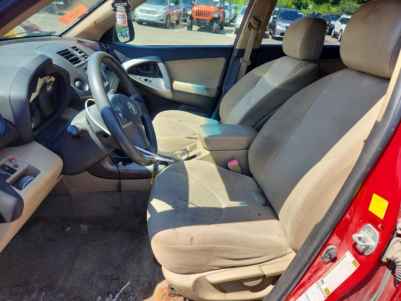 2011 Toyota Rav4 Base Red vin: JTMBF4DV8B5043401