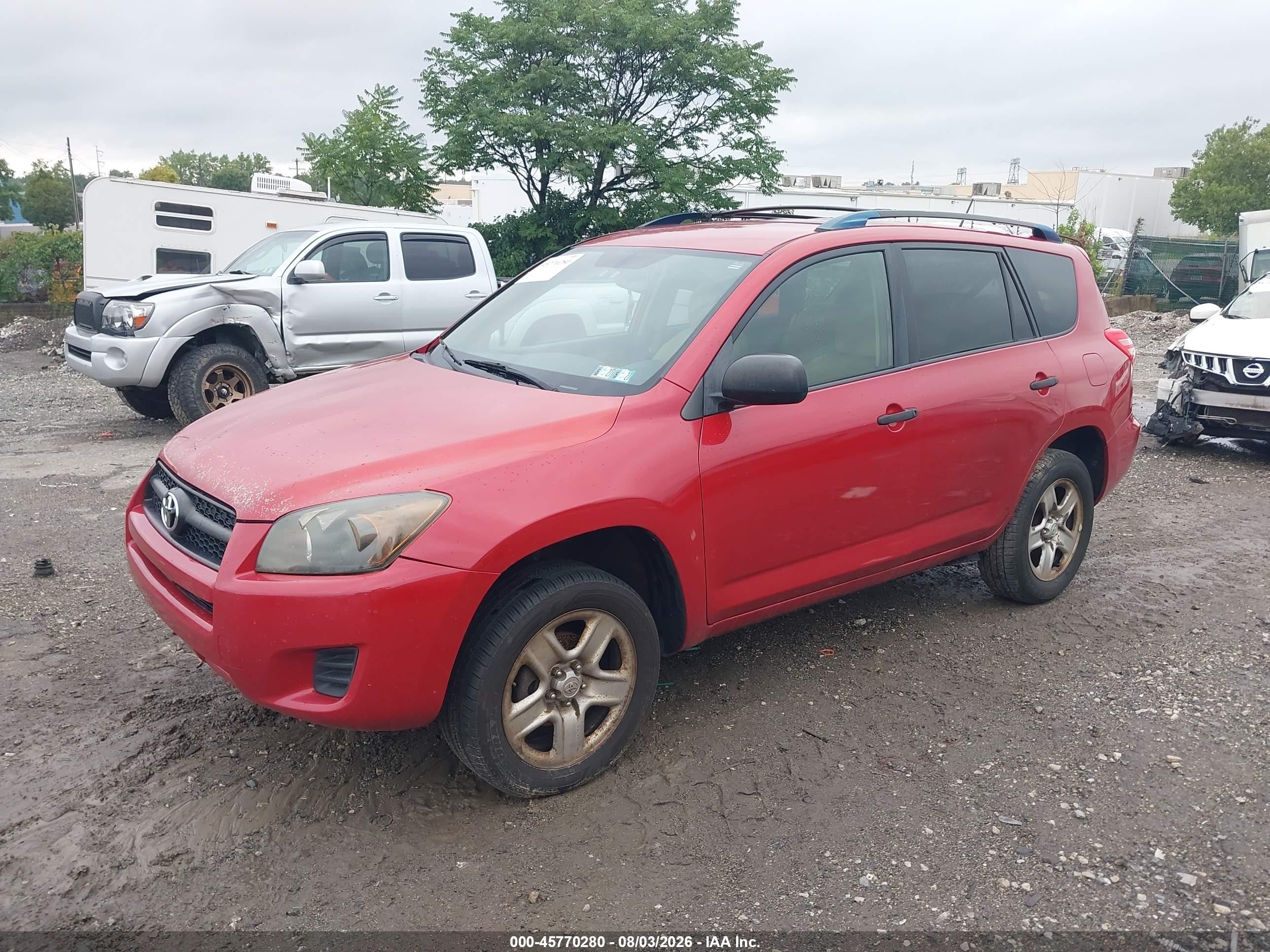 2010 Toyota Rav4   Red vin: JTMBF4DV9A5018490