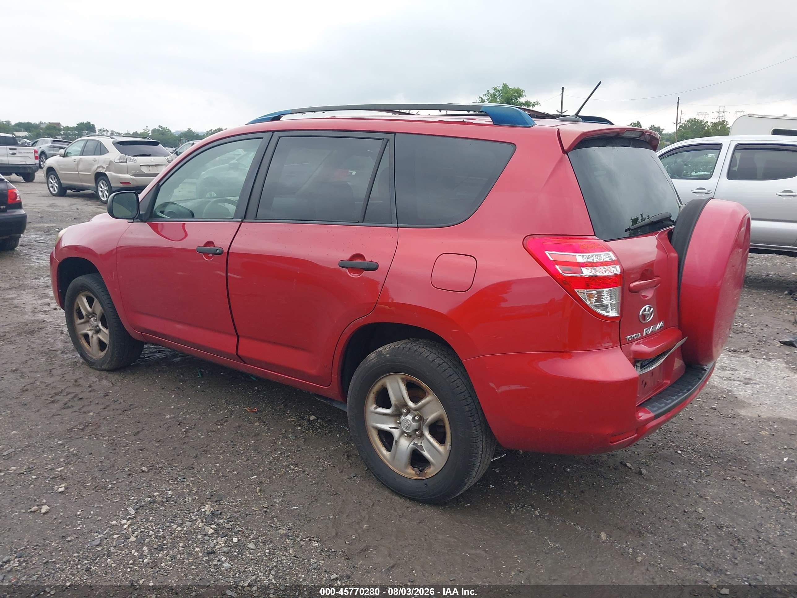 2010 Toyota Rav4   Red vin: JTMBF4DV9A5018490