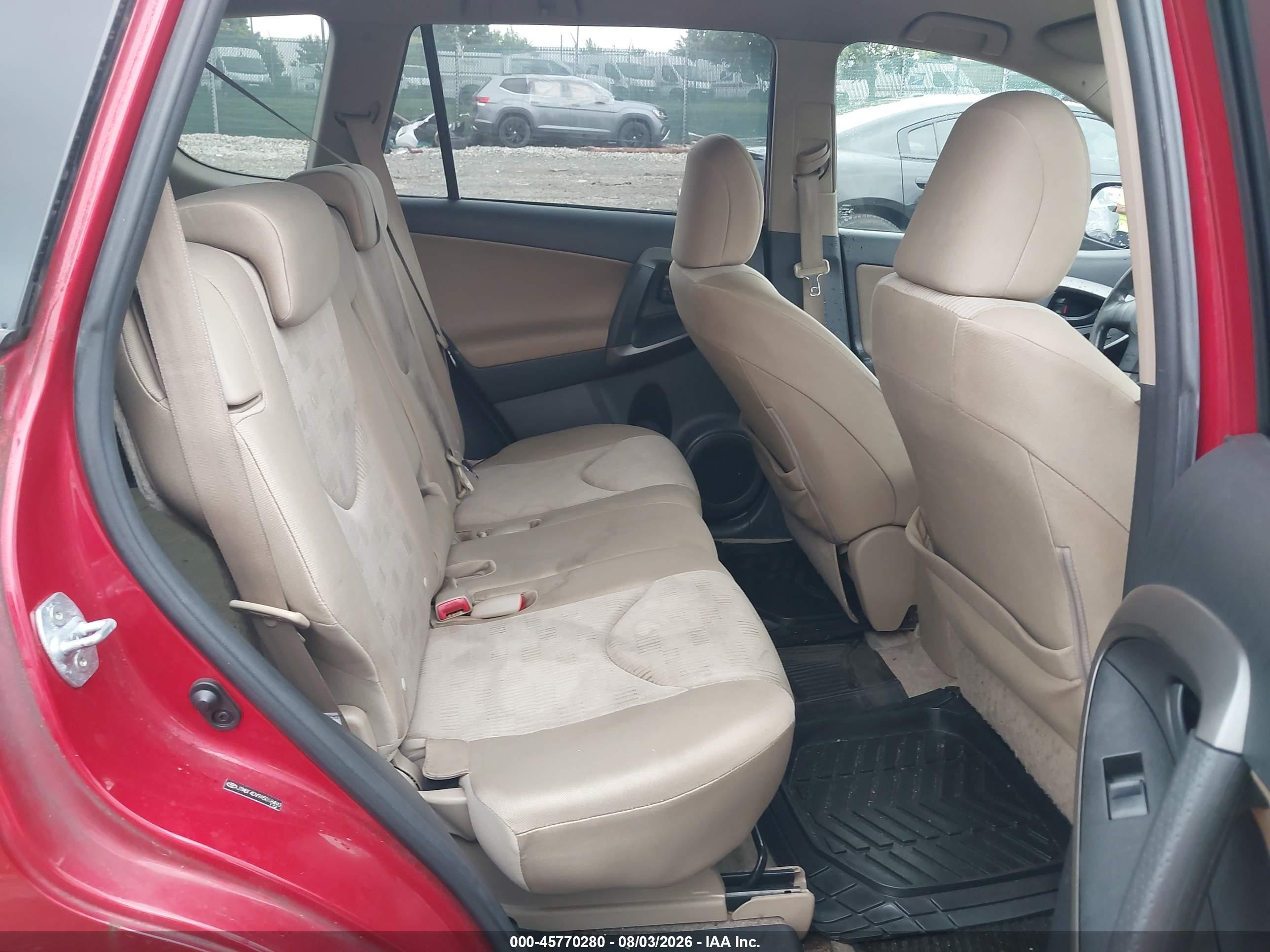 2010 Toyota Rav4   Red vin: JTMBF4DV9A5018490