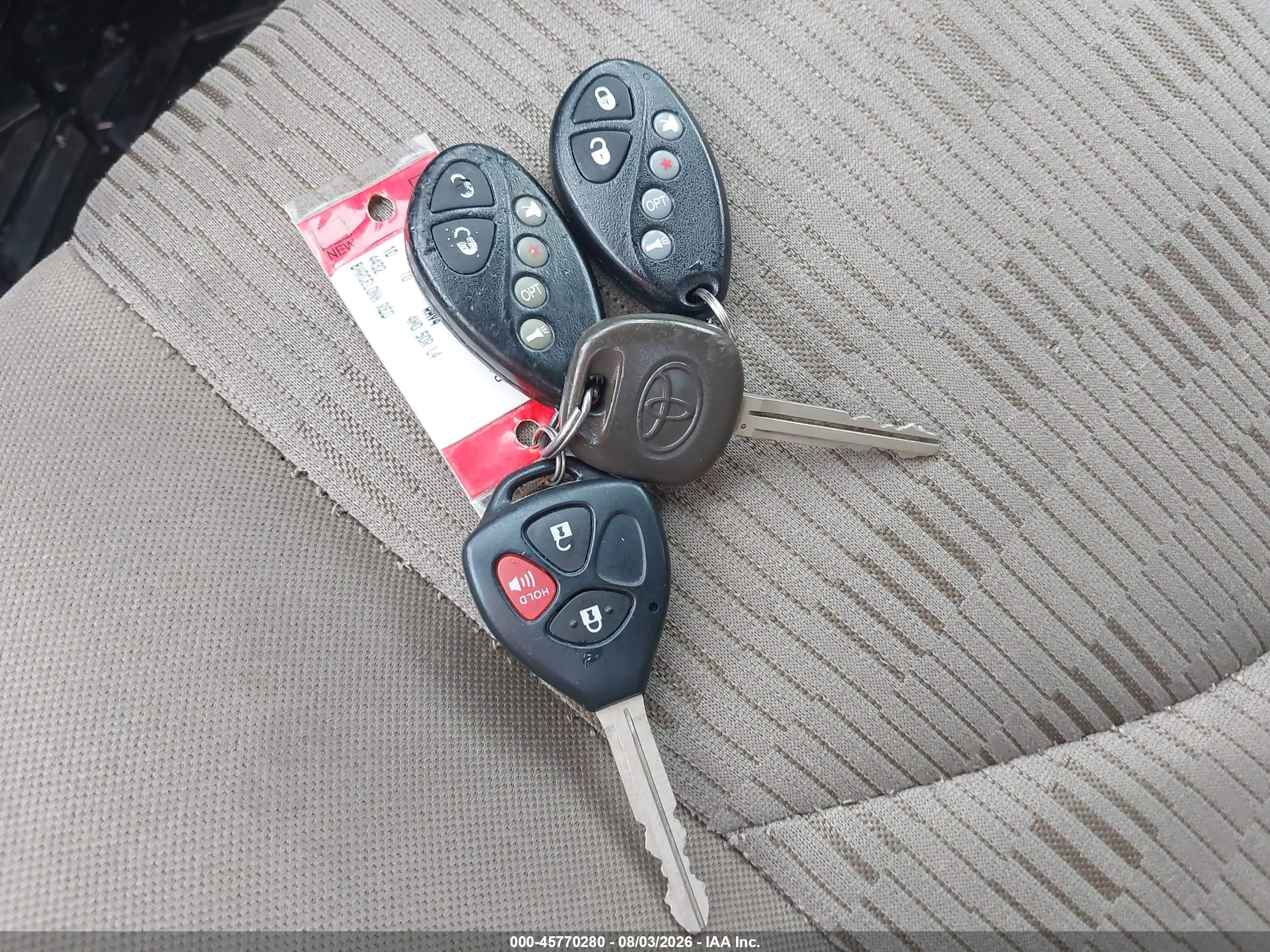 2010 Toyota Rav4   Red vin: JTMBF4DV9A5018490