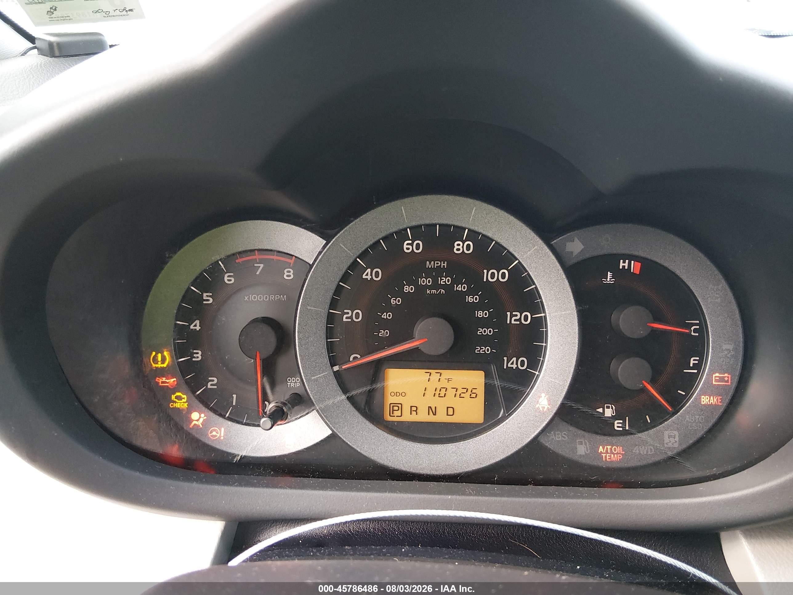 2010 Toyota Rav4   Black vin: JTMBF4DV9A5027027