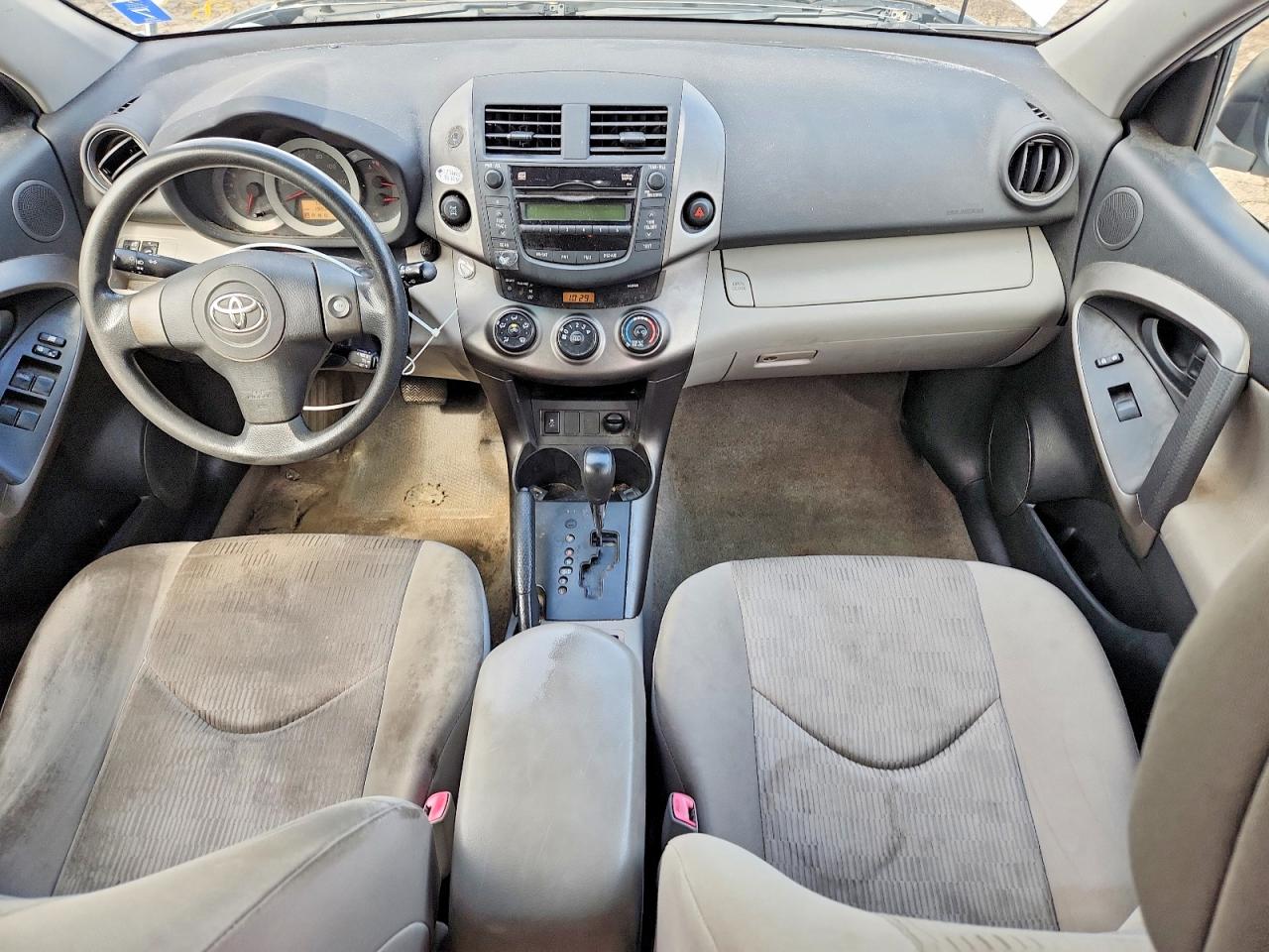 2010 Toyota Rav4 Base White vin: JTMBF4DV9AD022500