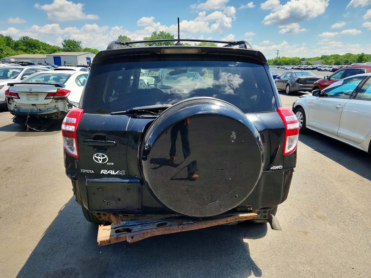 2010 Toyota Rav4 Base Black vin: JTMBF4DV9AD030175