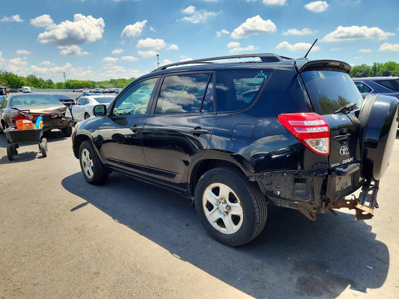 2010 Toyota Rav4 Base Black vin: JTMBF4DV9AD030175