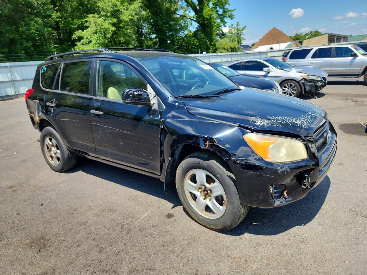 2010 Toyota Rav4 Base Black vin: JTMBF4DV9AD030175