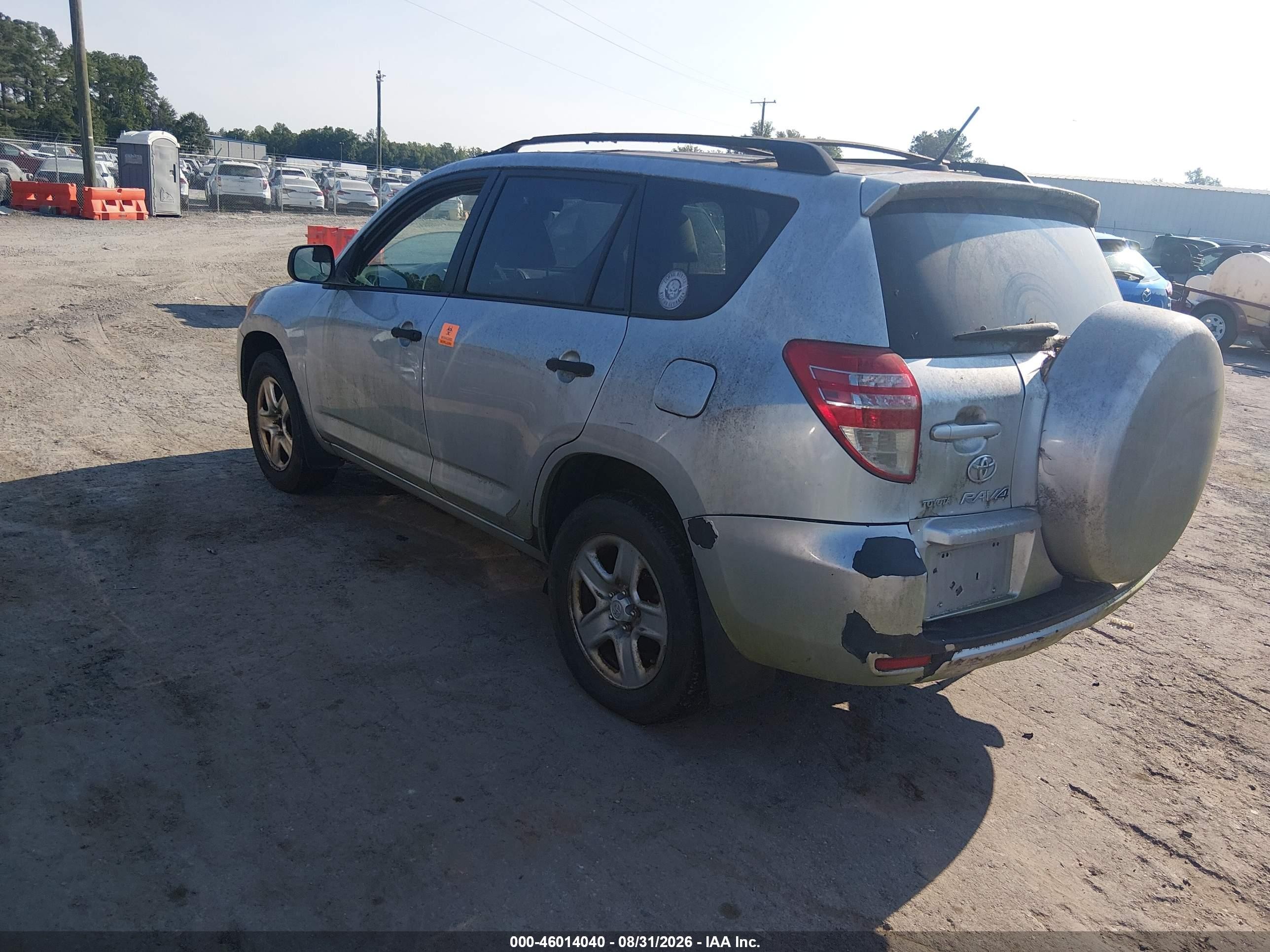 2010 Toyota Rav4   Silver vin: JTMBF4DV9AD034324