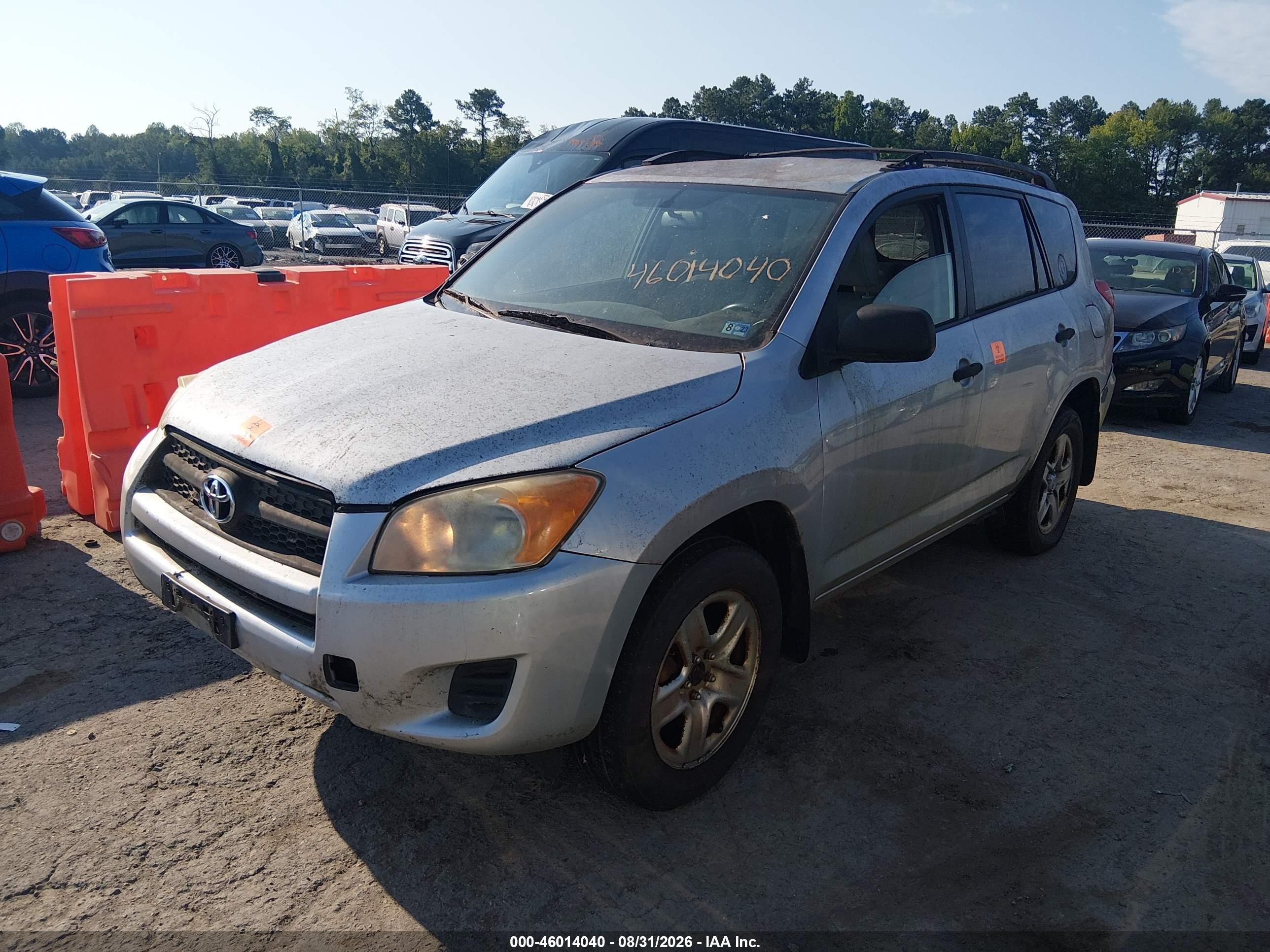 2010 Toyota Rav4   Silver vin: JTMBF4DV9AD034324