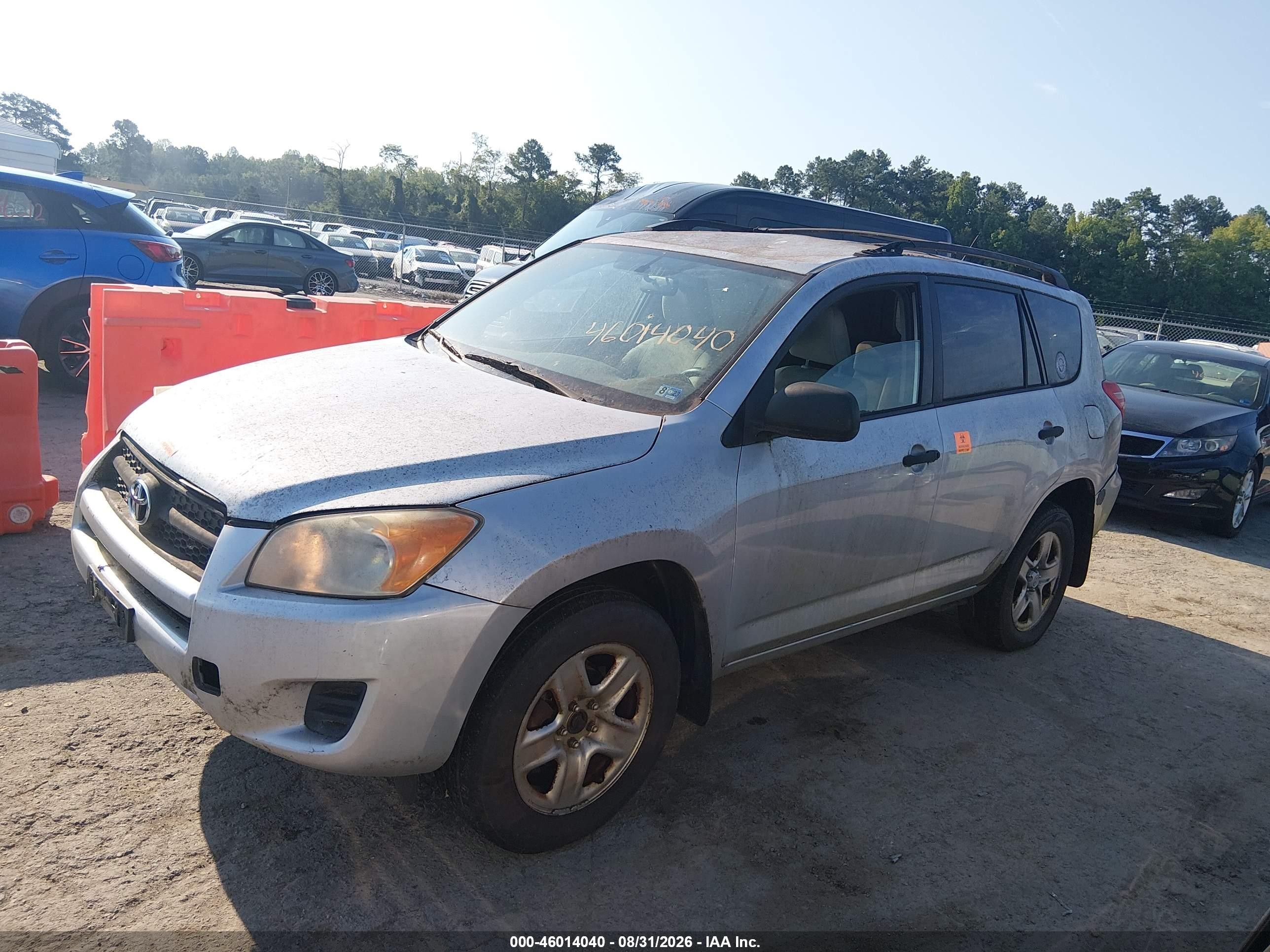 2010 Toyota Rav4   Silver vin: JTMBF4DV9AD034324