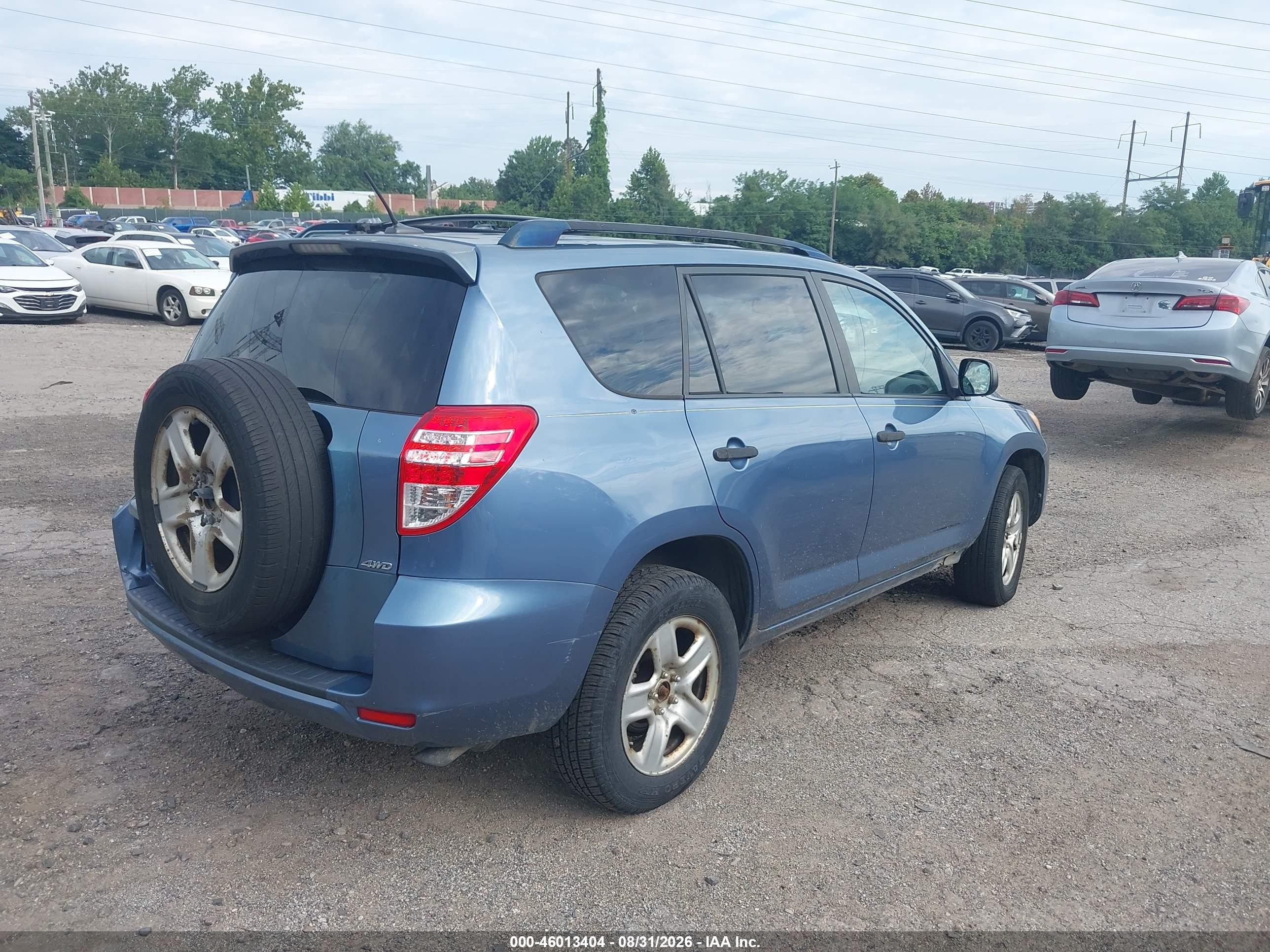 2010 Toyota Rav4   Blue vin: JTMBF4DV9AD034338