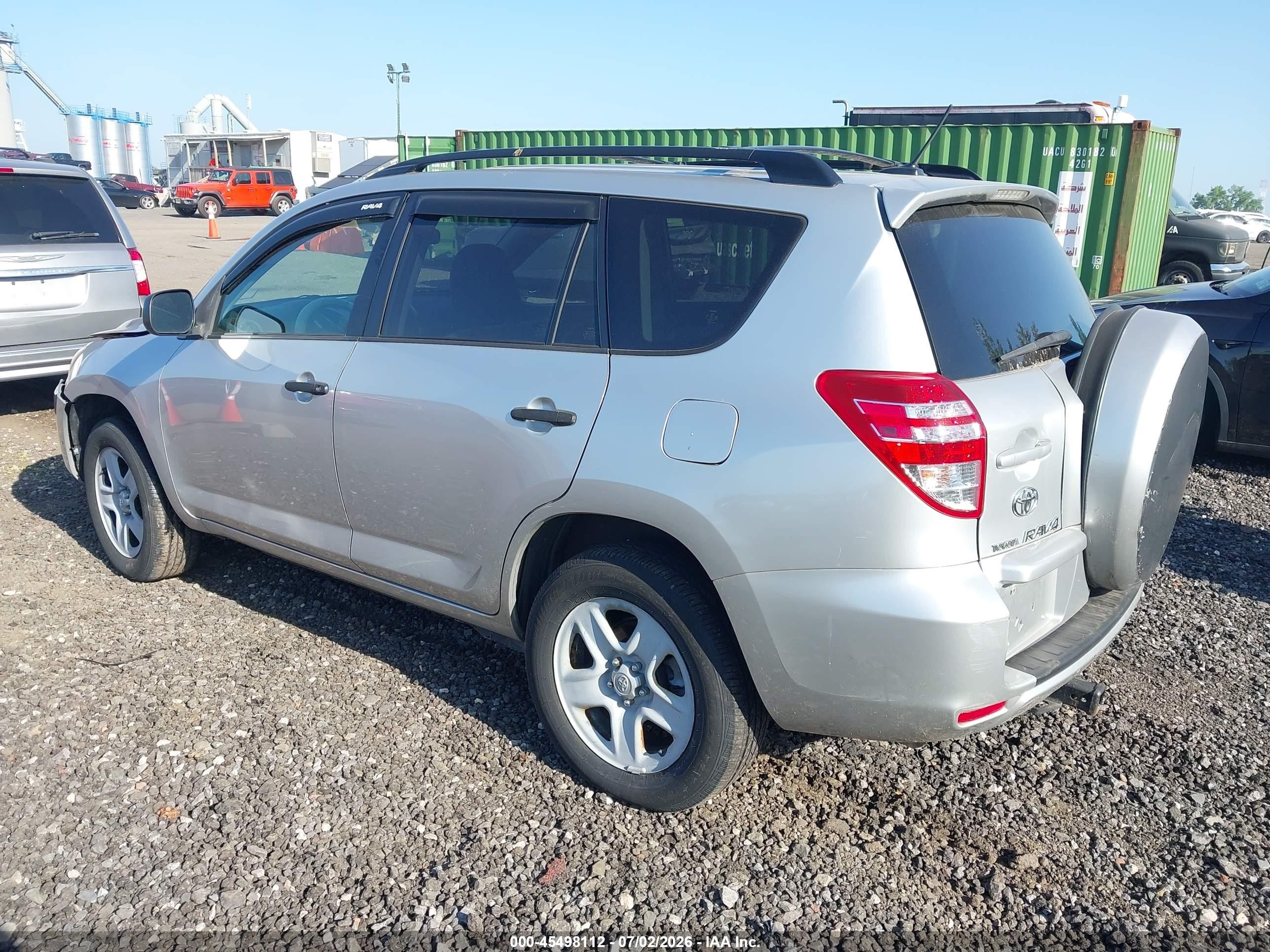 2010 Toyota Rav4   Silver vin: JTMBF4DV9AD039197