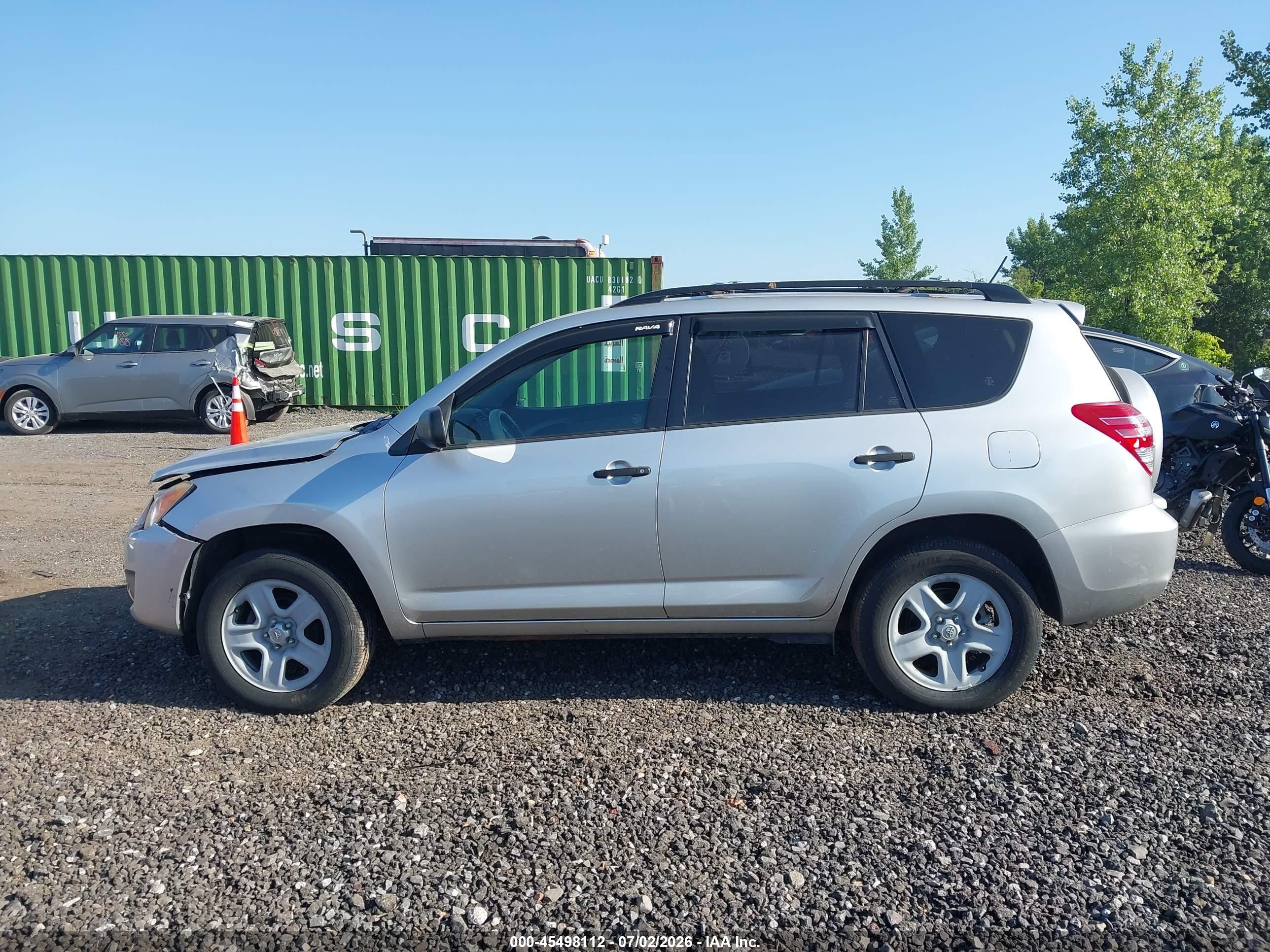 2010 Toyota Rav4   Silver vin: JTMBF4DV9AD039197