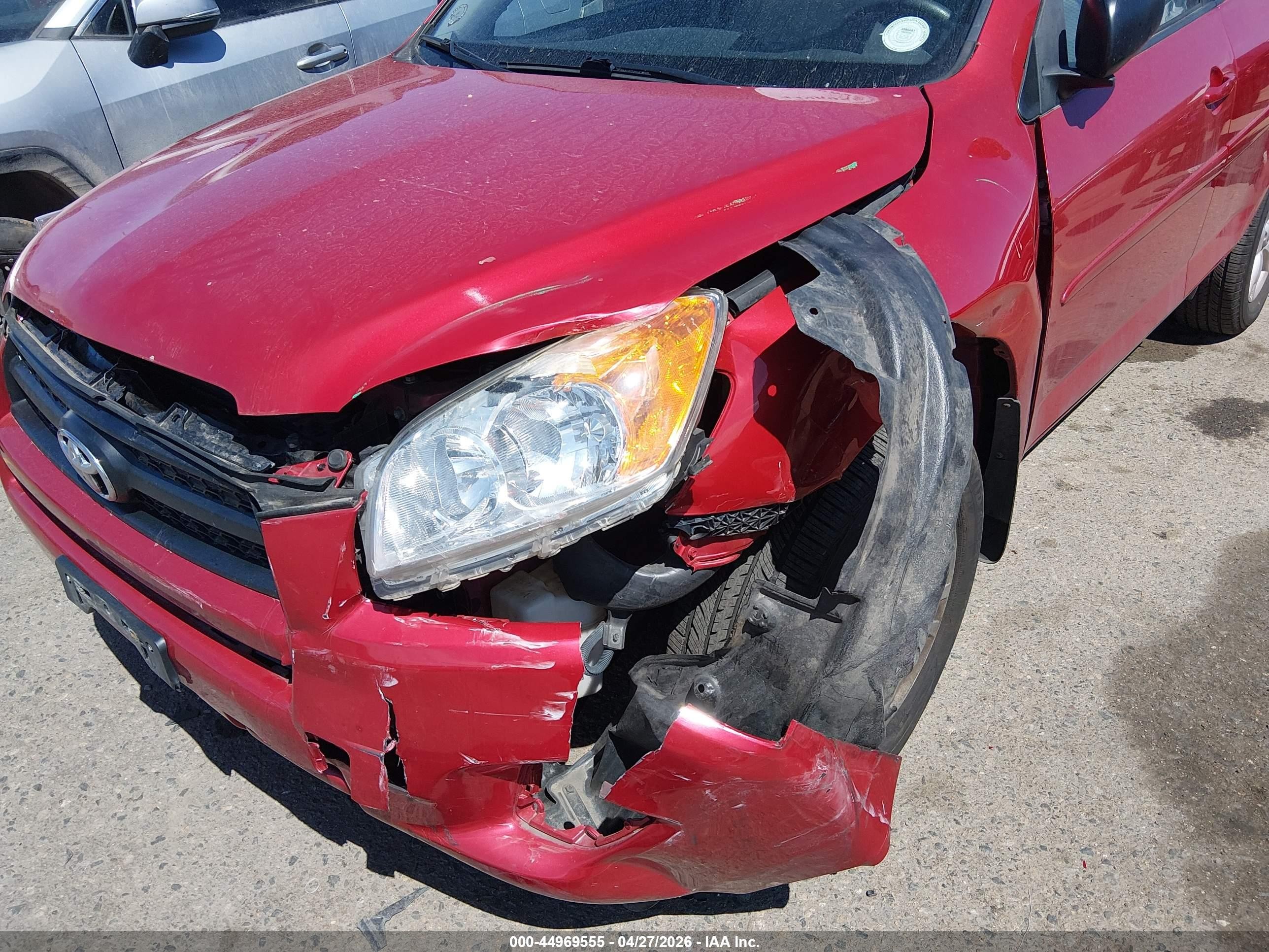 2011 Toyota Rav4   Red vin: JTMBF4DV9B5041480
