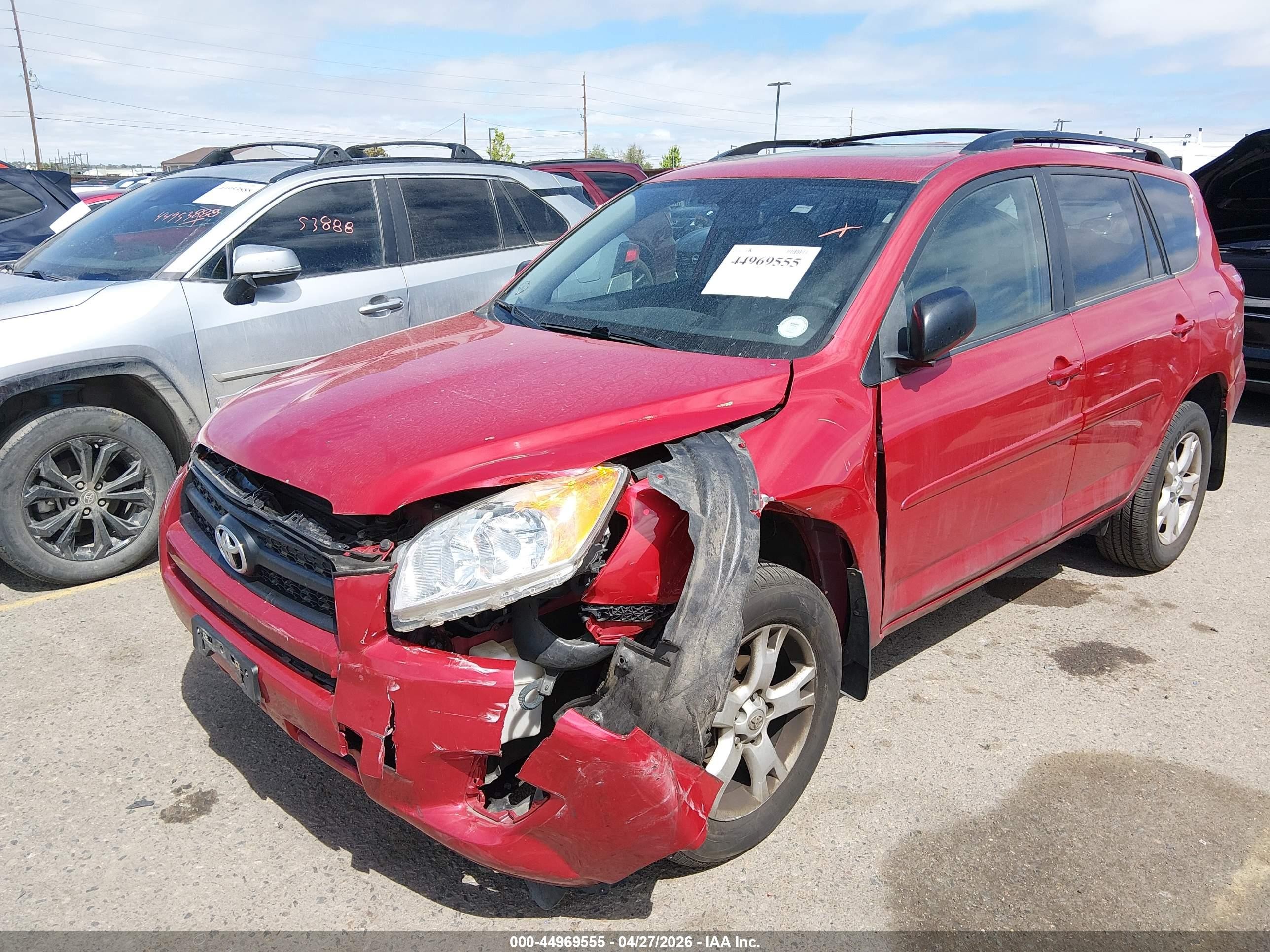 2011 Toyota Rav4   Red vin: JTMBF4DV9B5041480