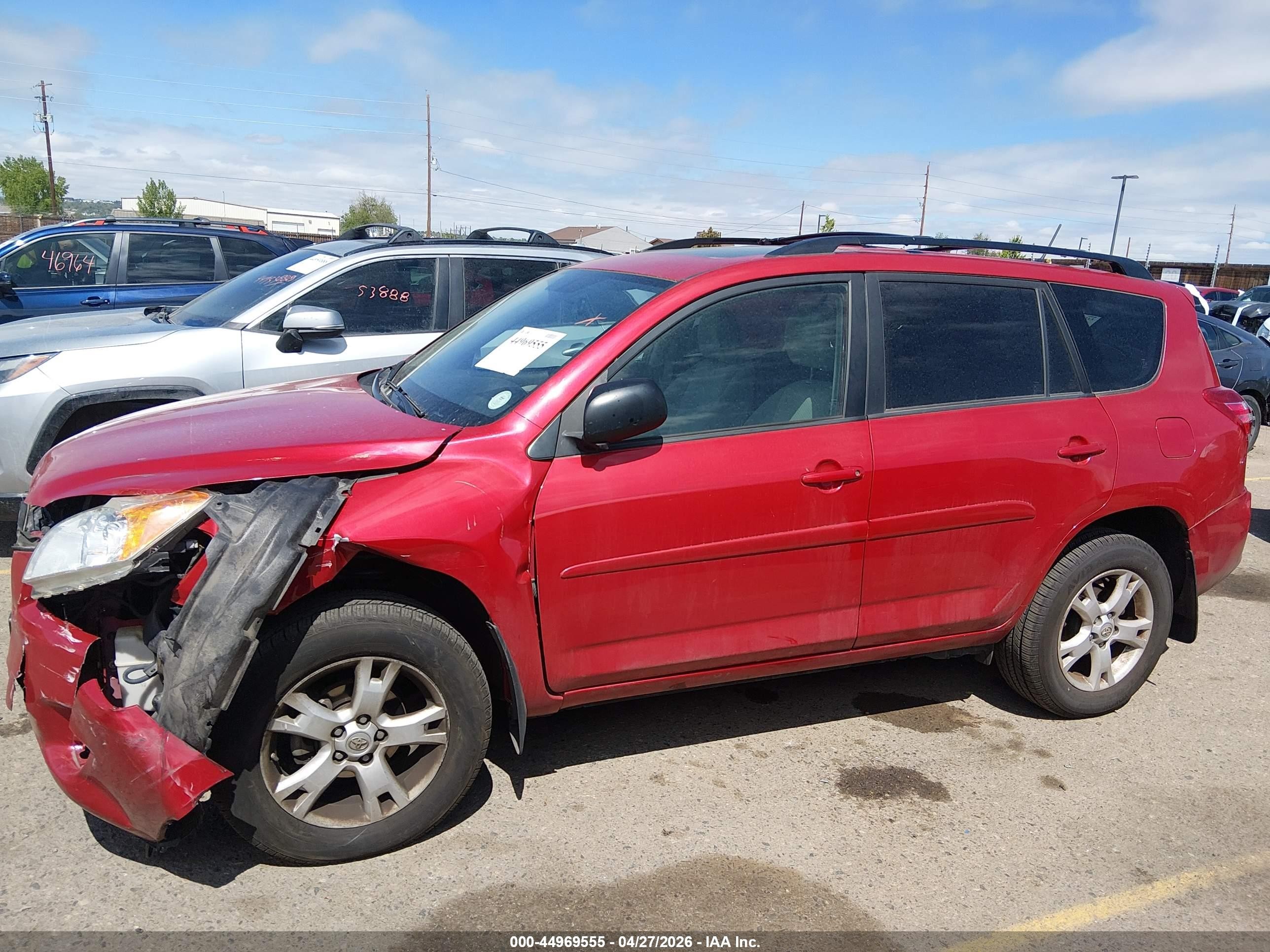 2011 Toyota Rav4   Red vin: JTMBF4DV9B5041480