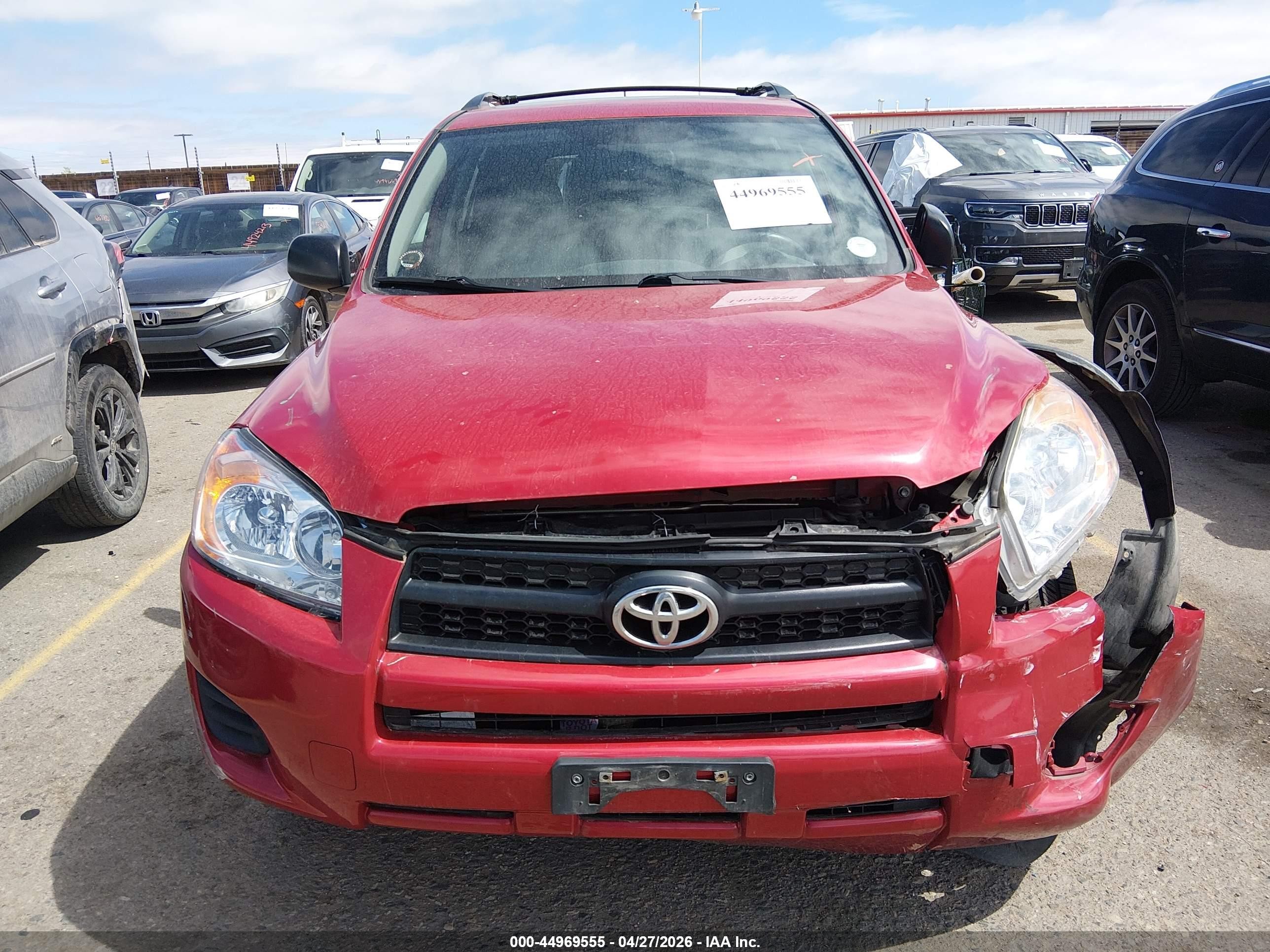 2011 Toyota Rav4   Red vin: JTMBF4DV9B5041480