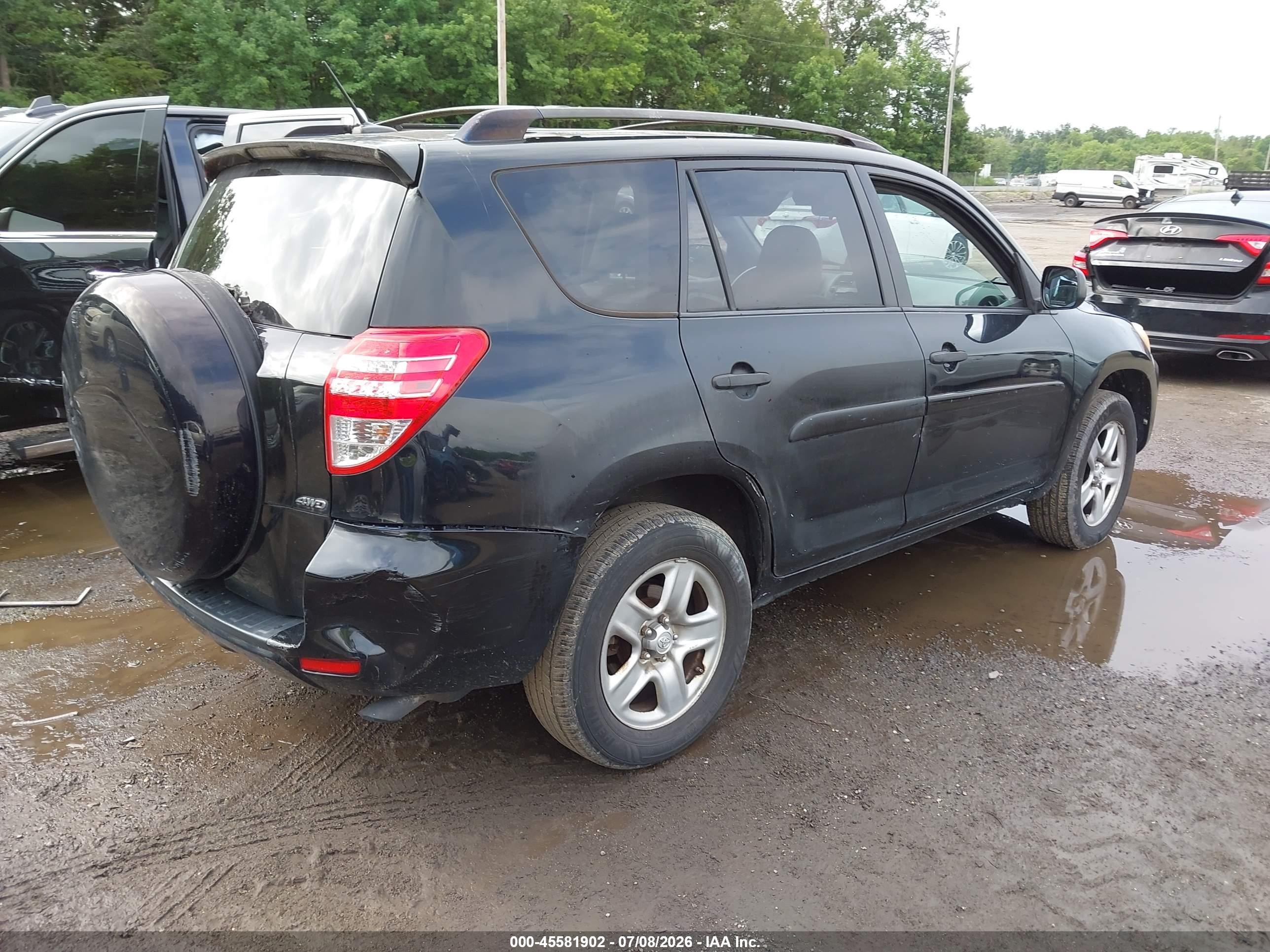 2011 Toyota Rav4   Black vin: JTMBF4DV9BD040853