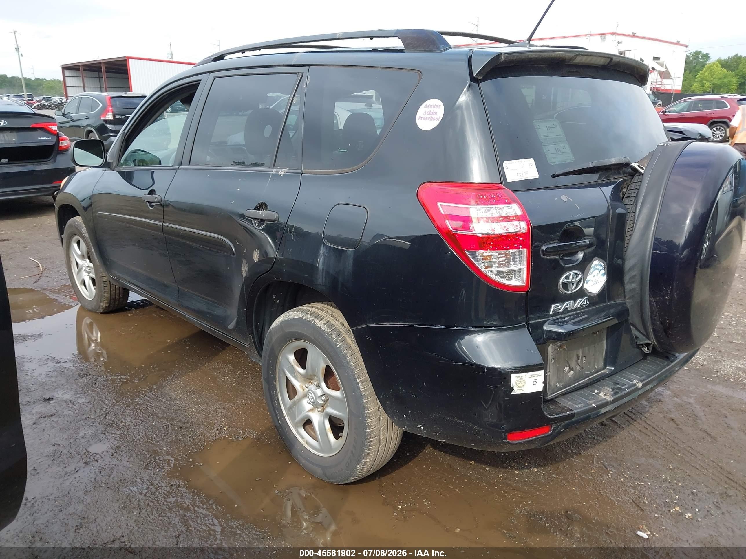2011 Toyota Rav4   Black vin: JTMBF4DV9BD040853