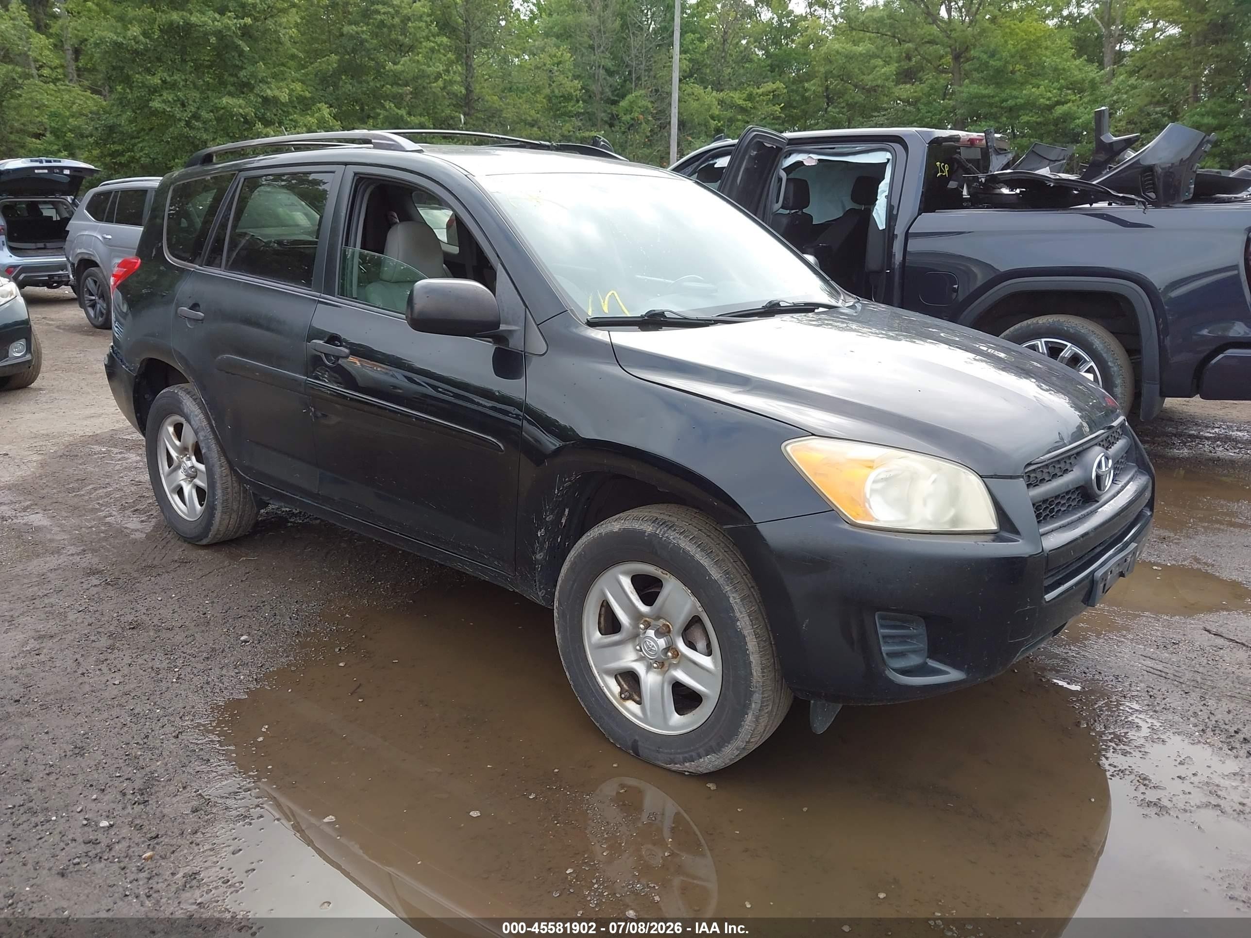2011 Toyota Rav4   Черный vin: JTMBF4DV9BD040853