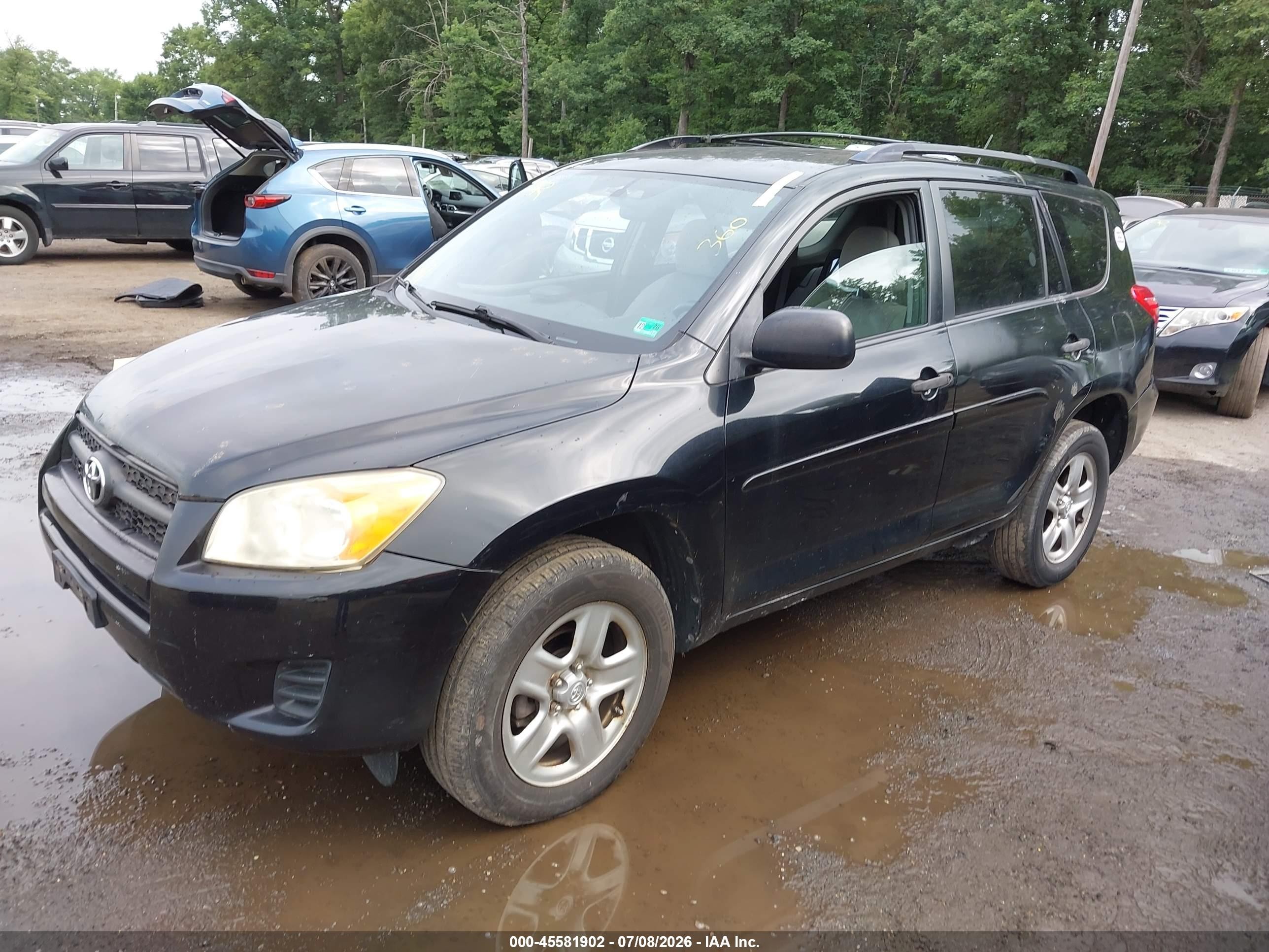 2011 Toyota Rav4   Black vin: JTMBF4DV9BD040853
