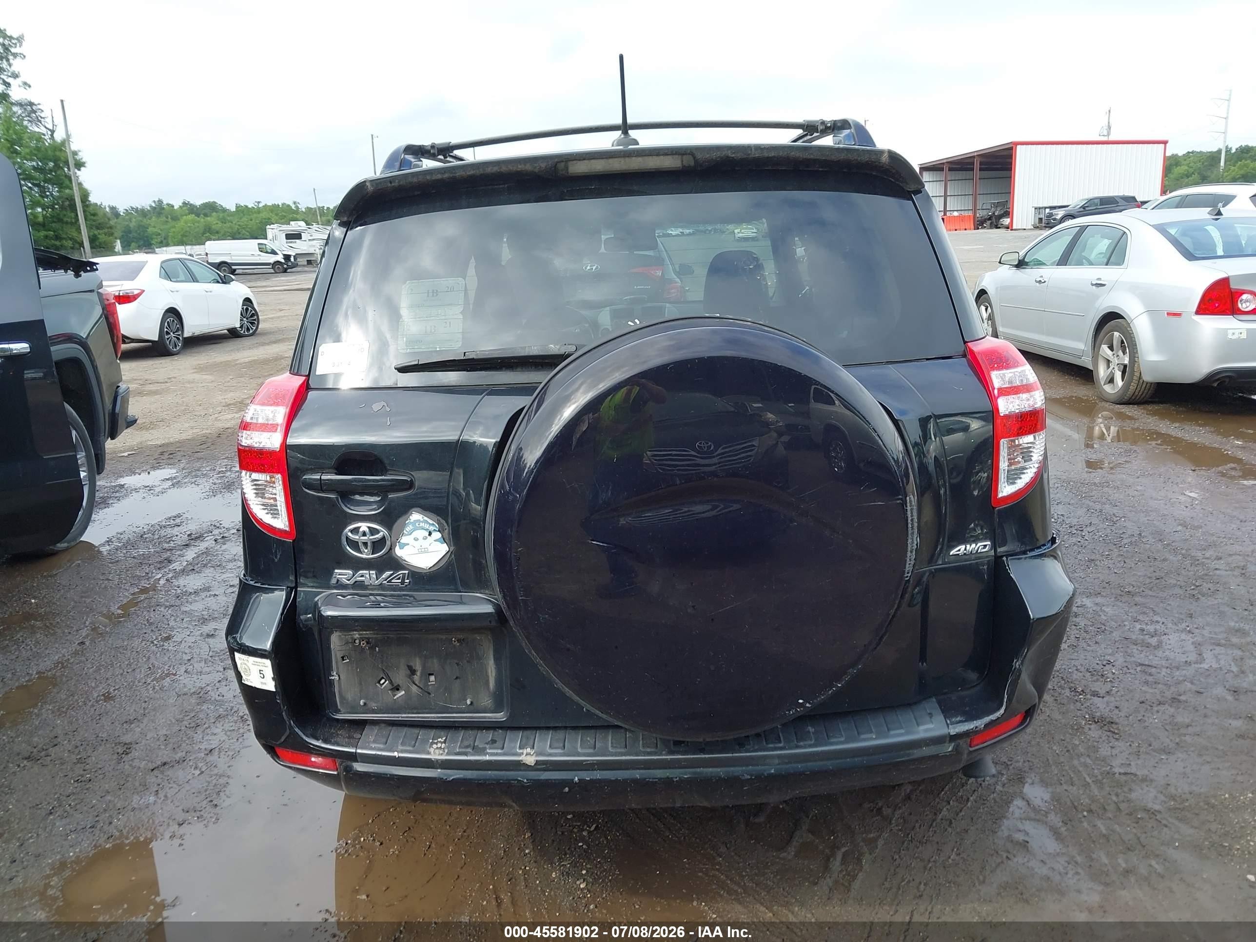 2011 Toyota Rav4   Black vin: JTMBF4DV9BD040853