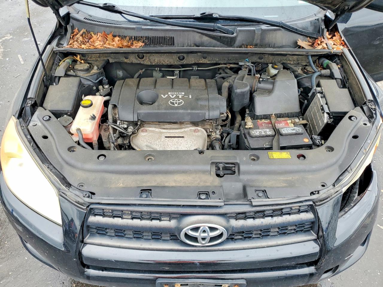 2011 Toyota Rav4 Base Black vin: JTMBF4DV9BD041503