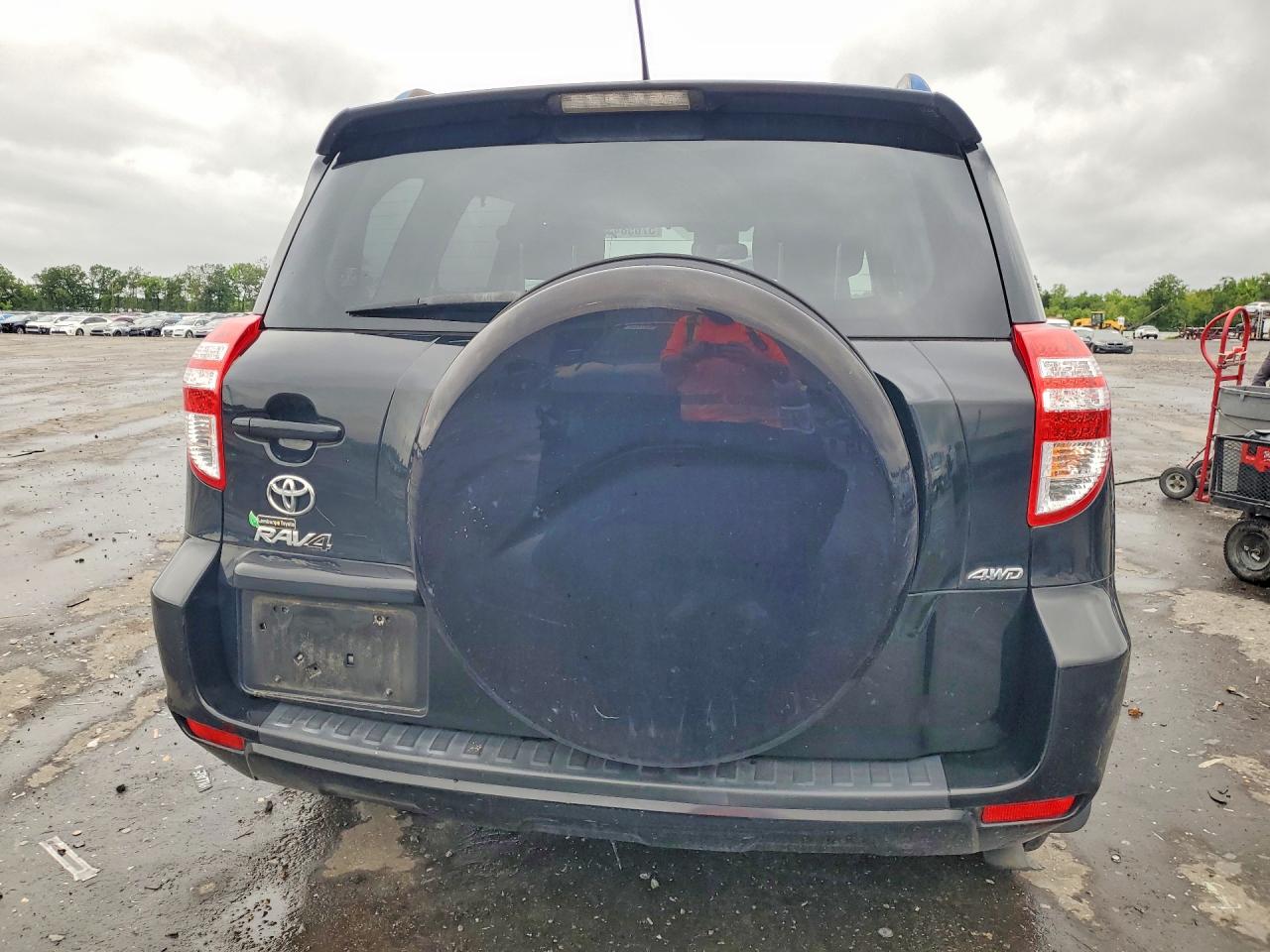 2011 Toyota Rav4 Base Black vin: JTMBF4DV9BD041503