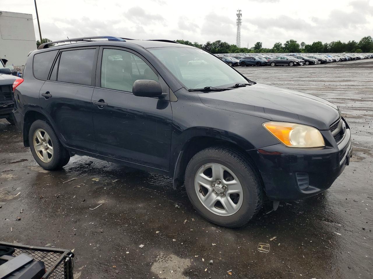 2011 Toyota Rav4 Base Black vin: JTMBF4DV9BD041503