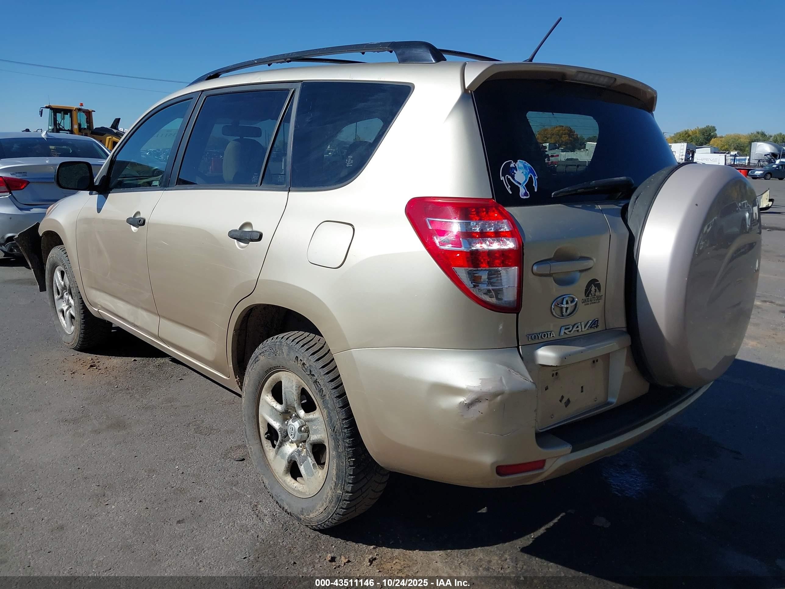 2010 Toyota Rav4   Gold vin: JTMBF4DVXA5022015