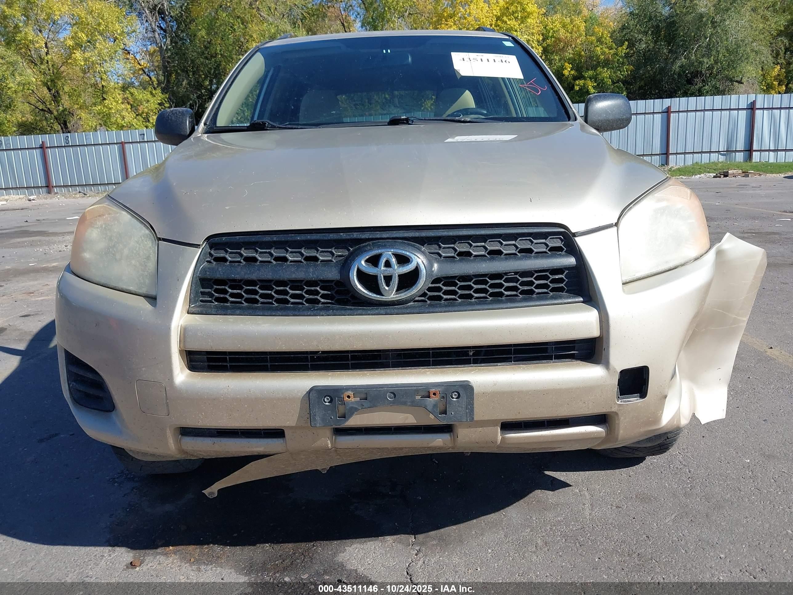 2010 Toyota Rav4   Gold vin: JTMBF4DVXA5022015