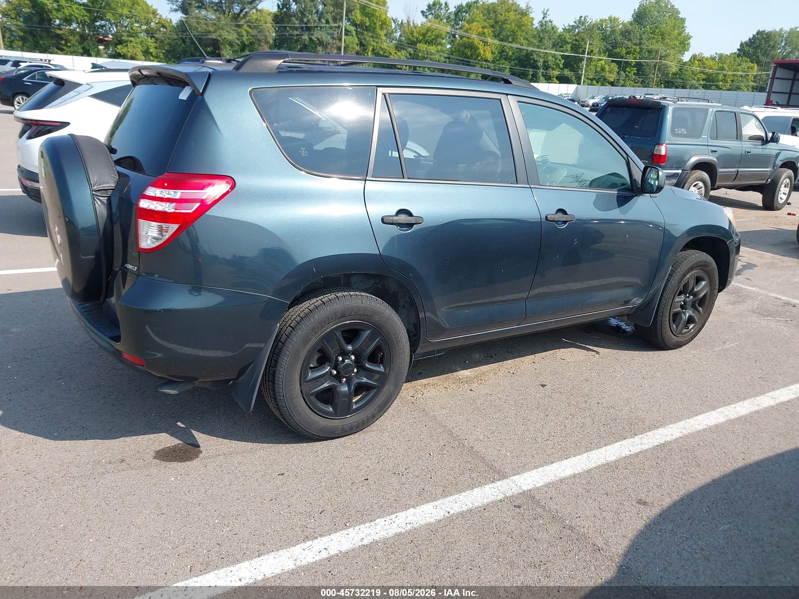 2010 Toyota Rav4   Green vin: JTMBF4DVXAD023641