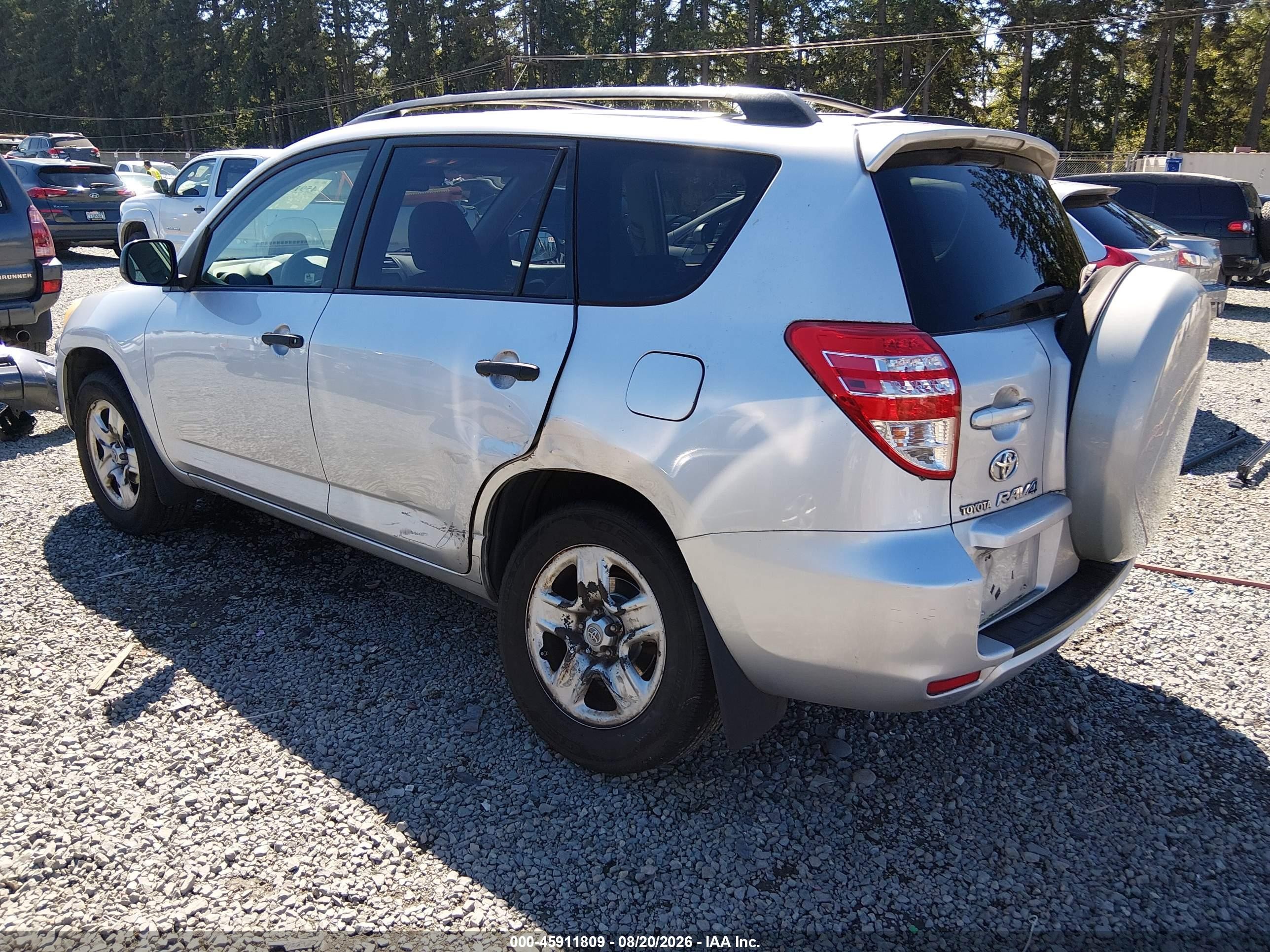 2010 Toyota Rav4   Silver vin: JTMBF4DVXAD032727