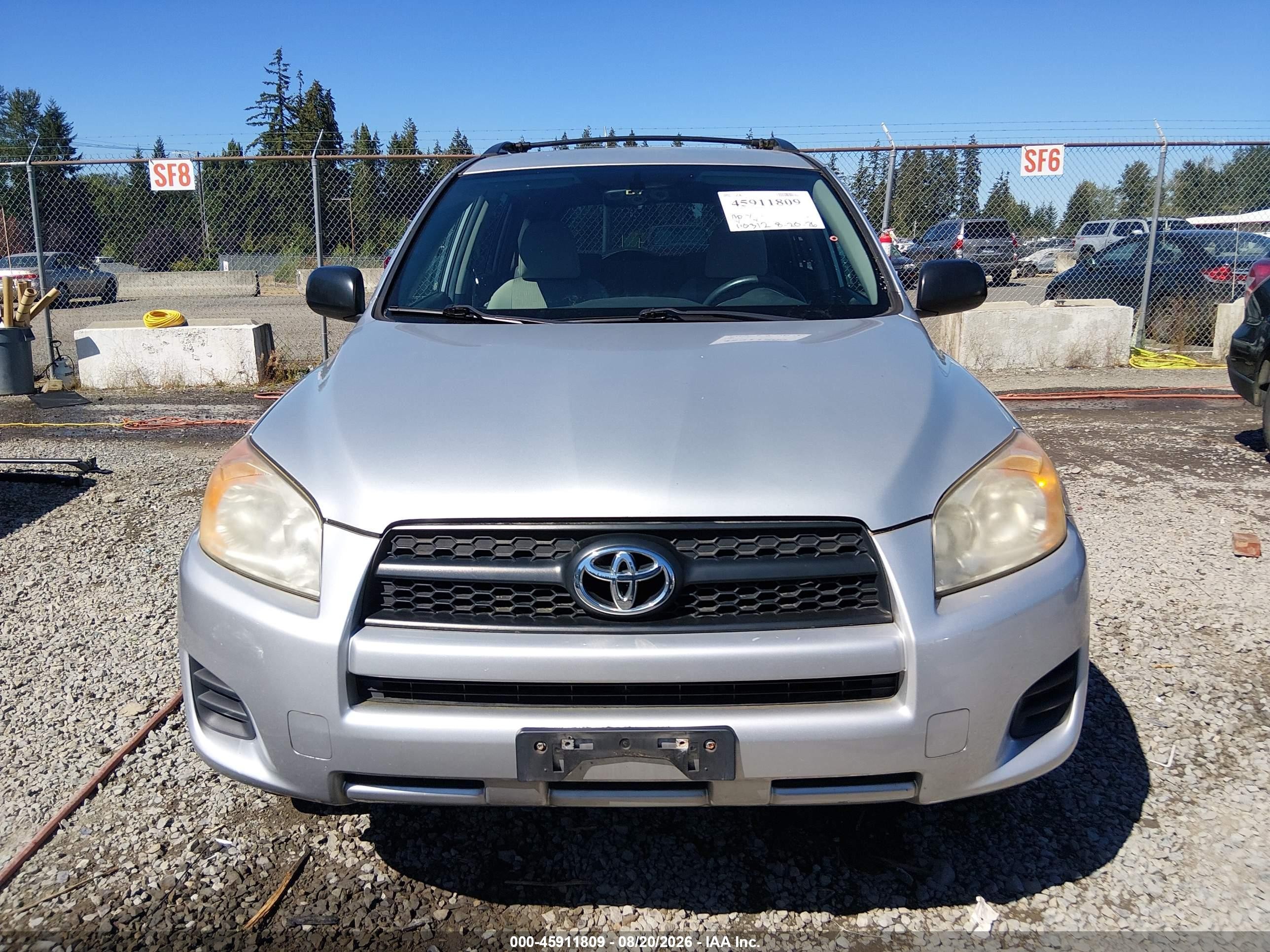 2010 Toyota Rav4   Silver vin: JTMBF4DVXAD032727