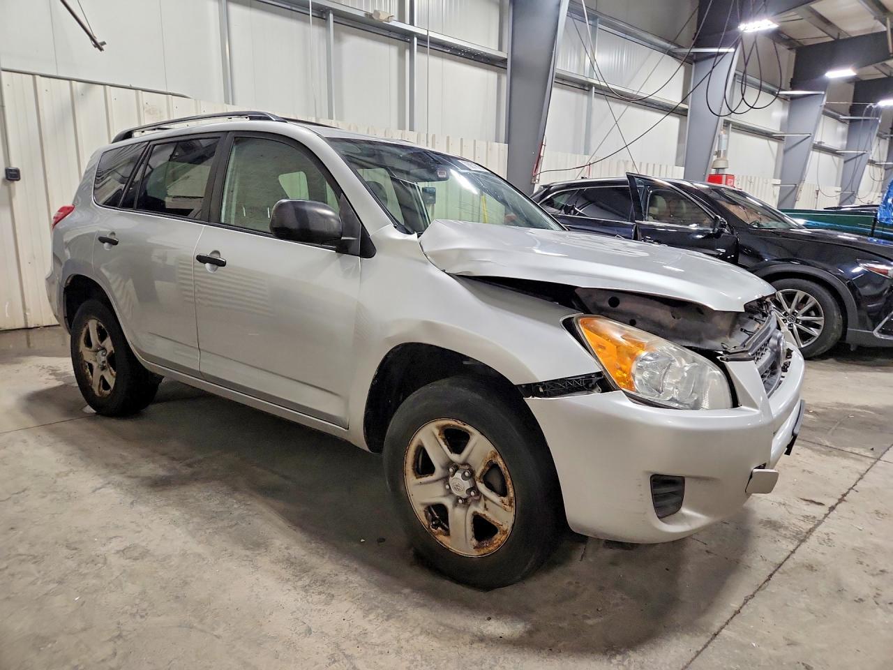 2010 Toyota Rav4 Base Silver vin: JTMBF4DVXAD038740