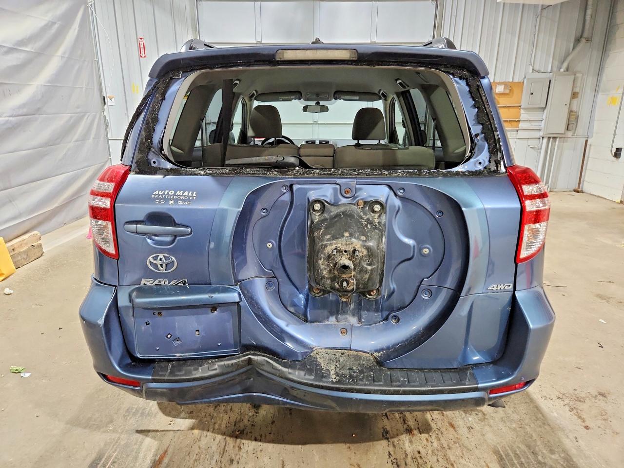 2011 Toyota Rav4 Base Blue vin: JTMBF4DVXB5049118