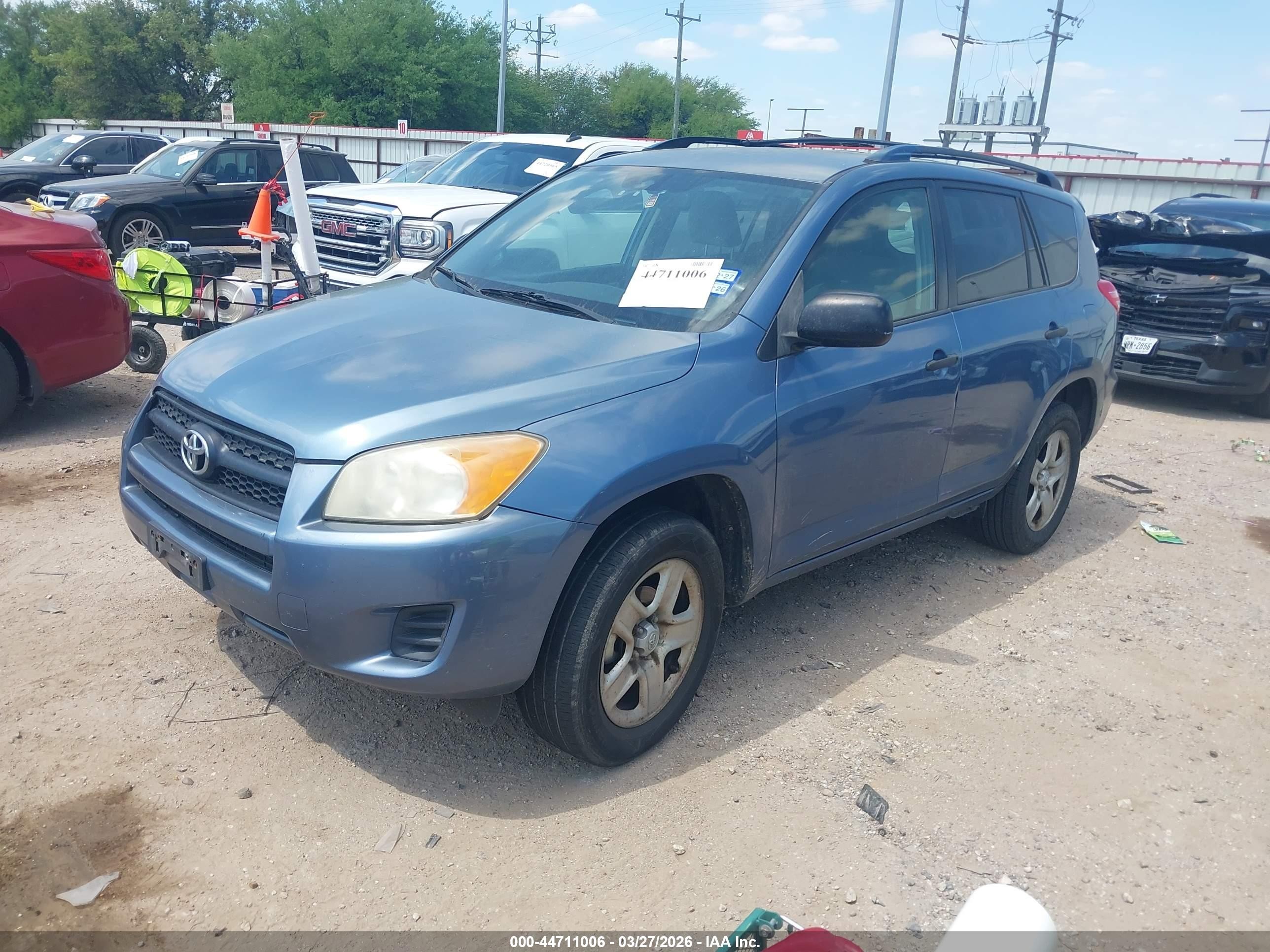 2011 Toyota Rav4   Blue vin: JTMBF4DVXBD040120