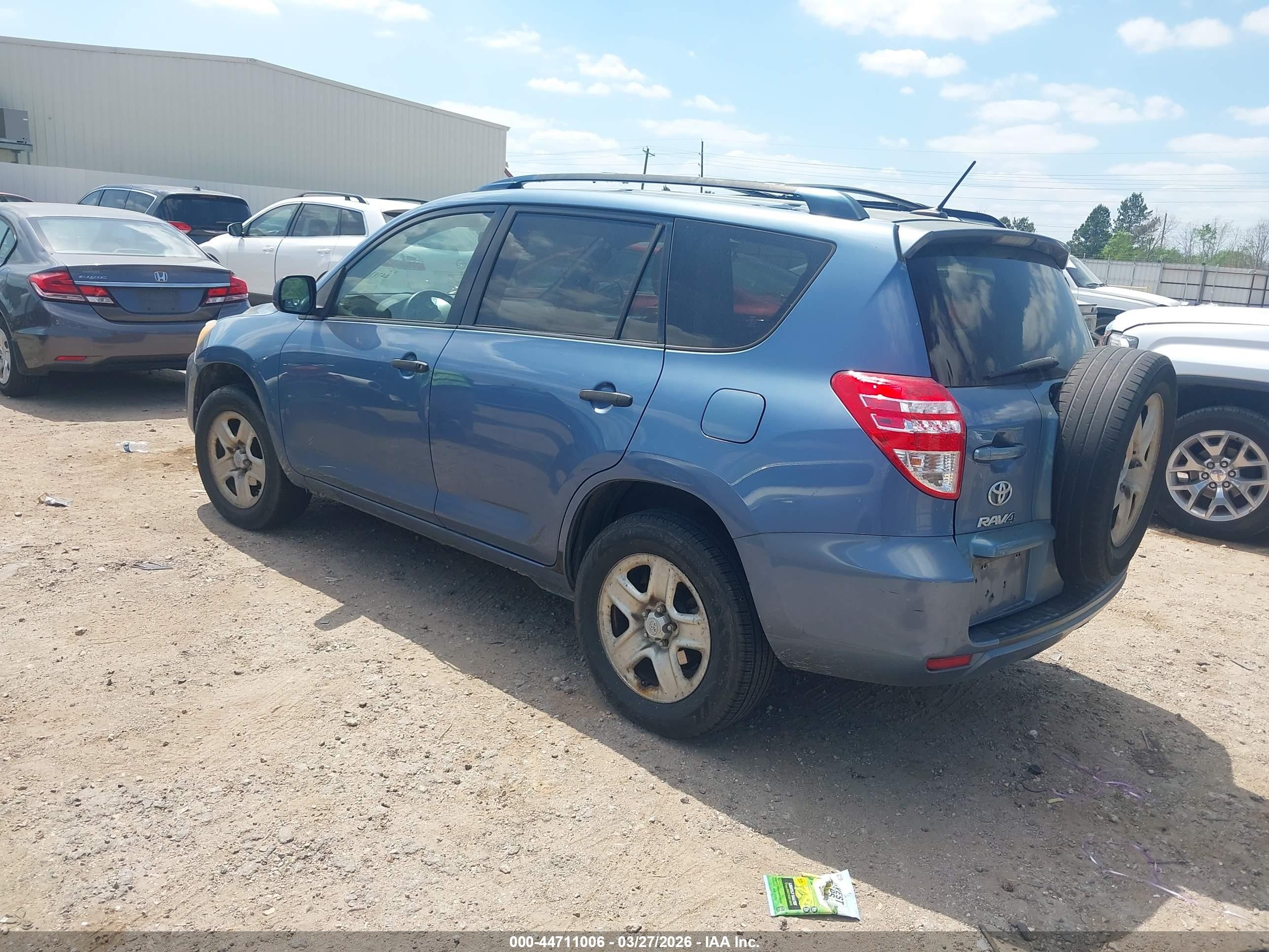 2011 Toyota Rav4   Blue vin: JTMBF4DVXBD040120