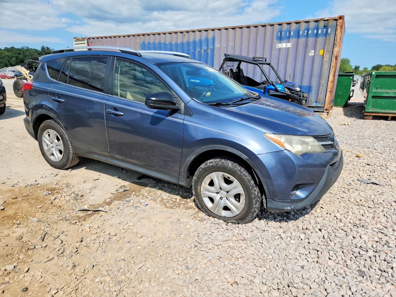 2013 Toyota Rav4 Le Blue vin: JTMBFREV0DD014026