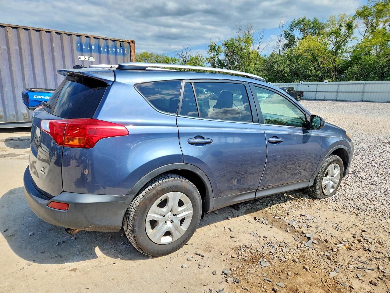 2013 Toyota Rav4 Le Blue vin: JTMBFREV0DD014026